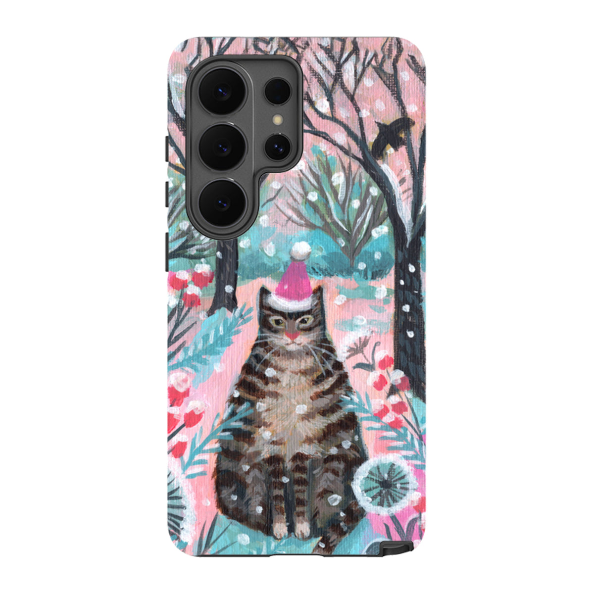 Samsung Tough Case - Snow Tabby By Mary Stubberfield