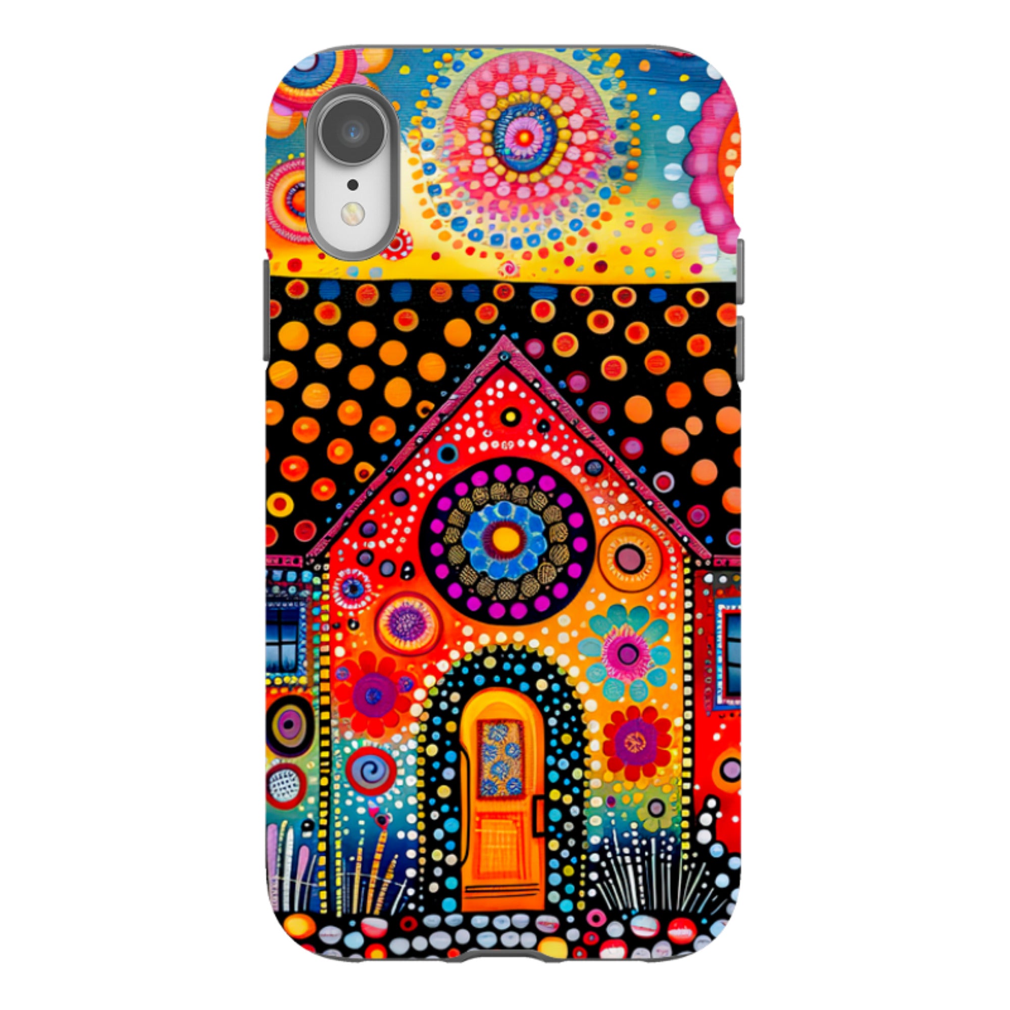 iPhone Case - Folk Art House IV