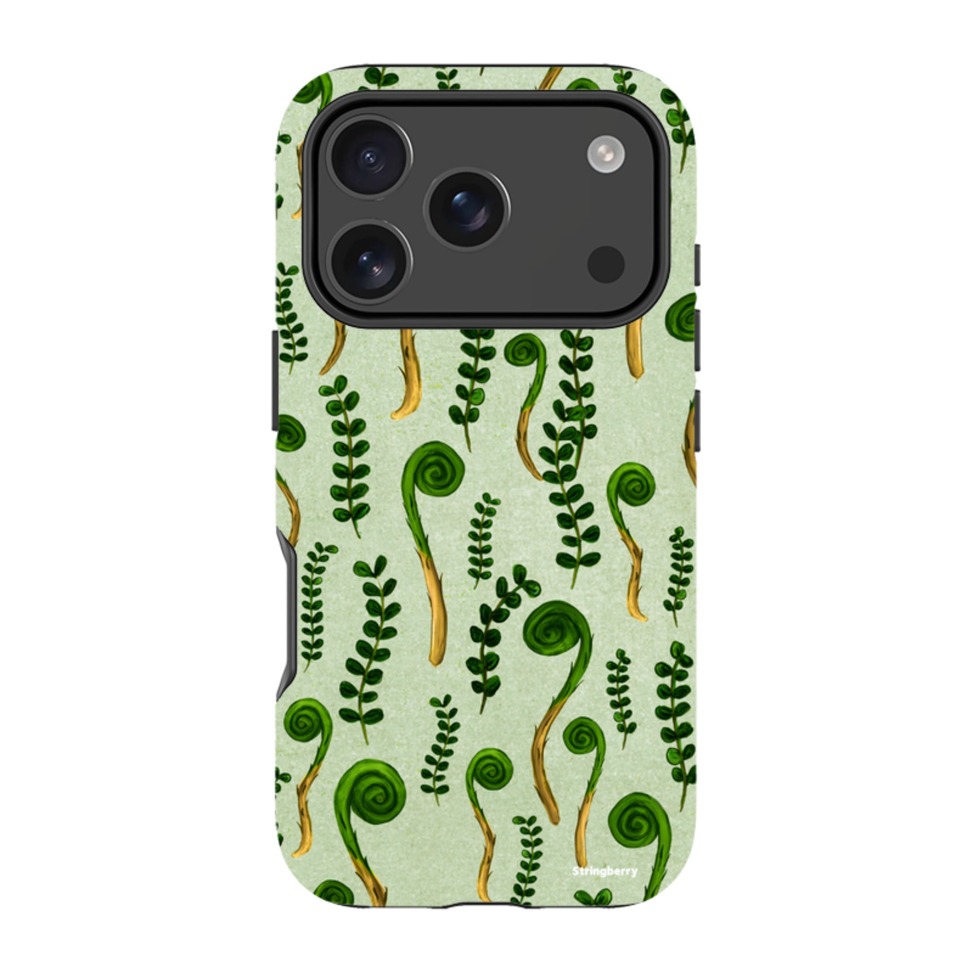 iPhone MagSafe Tough Case - Fern Fronds By Katherine Quinn