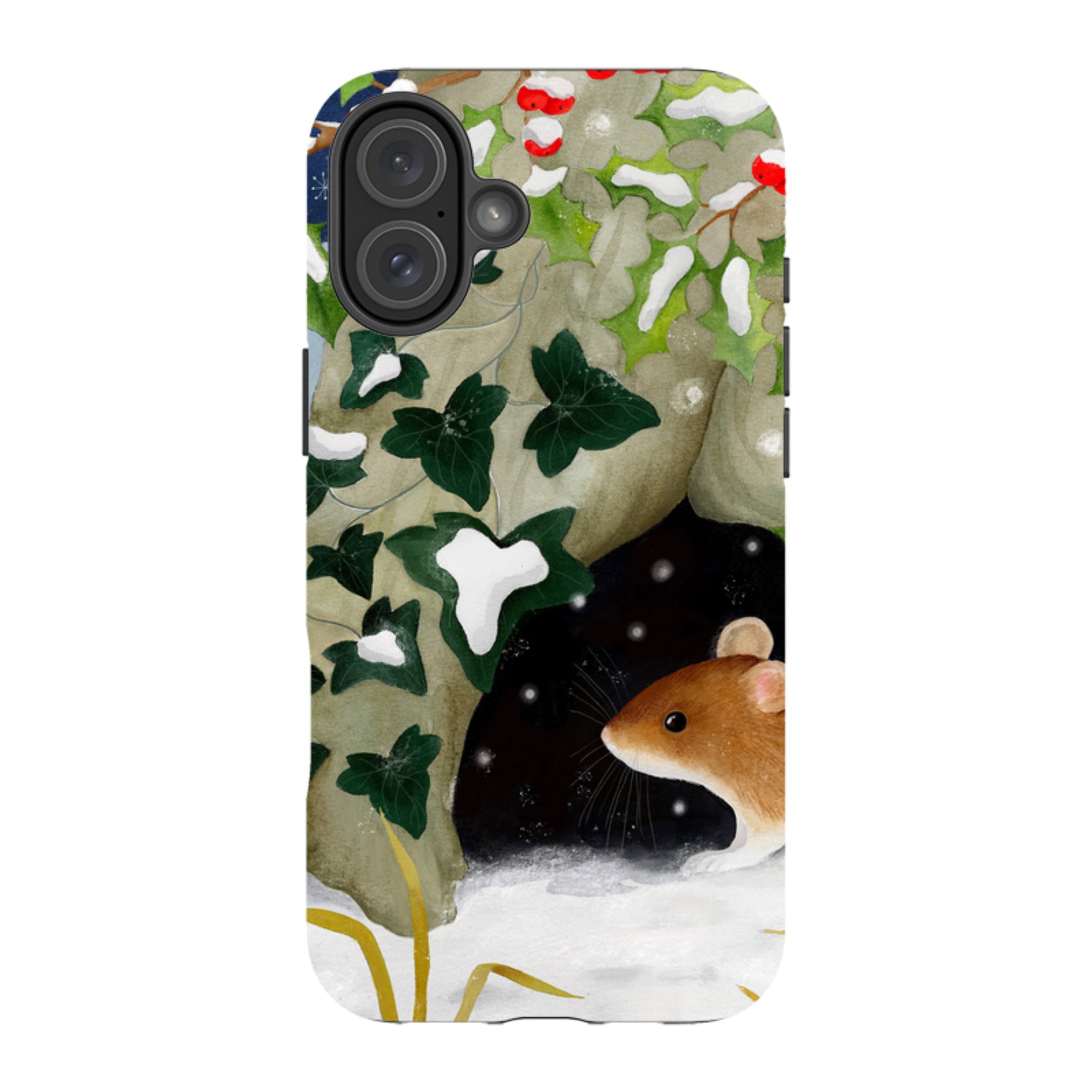 iPhone MagSafe Tough Case - Winter Mouse By Bex Parkin