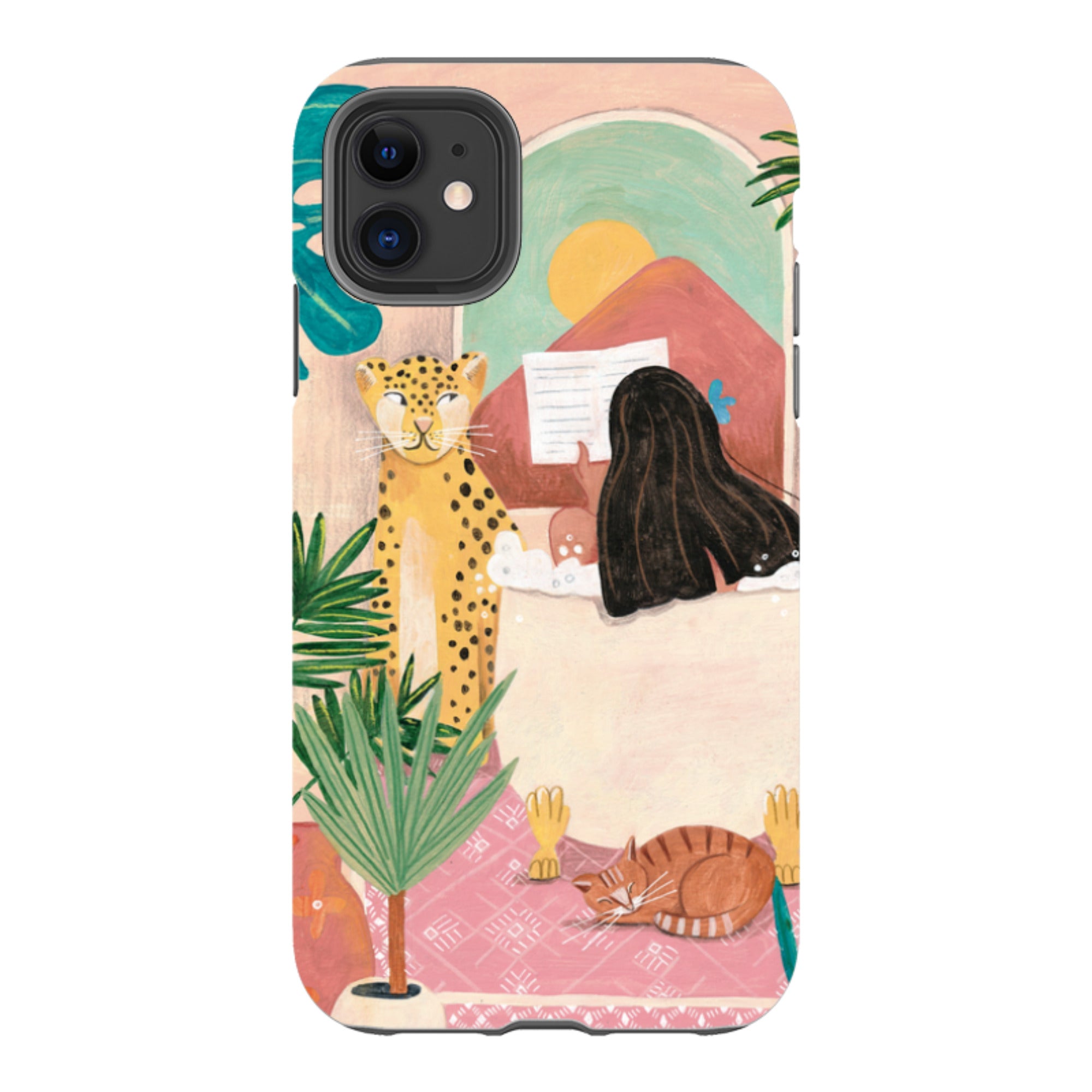 iPhone Tough Case - Bath Time By Caroline Bonne Muller