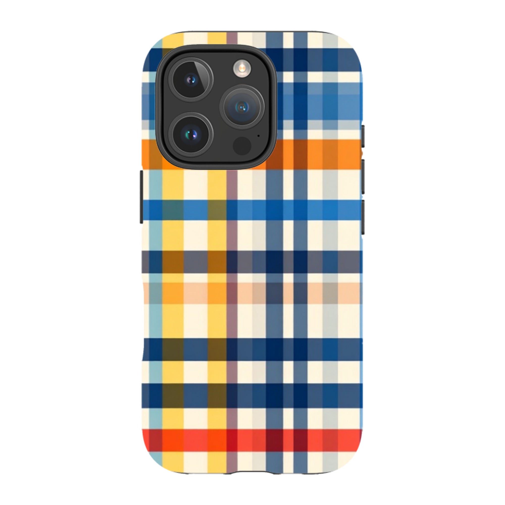 iPhone Tough Case - Barcelona Gingham