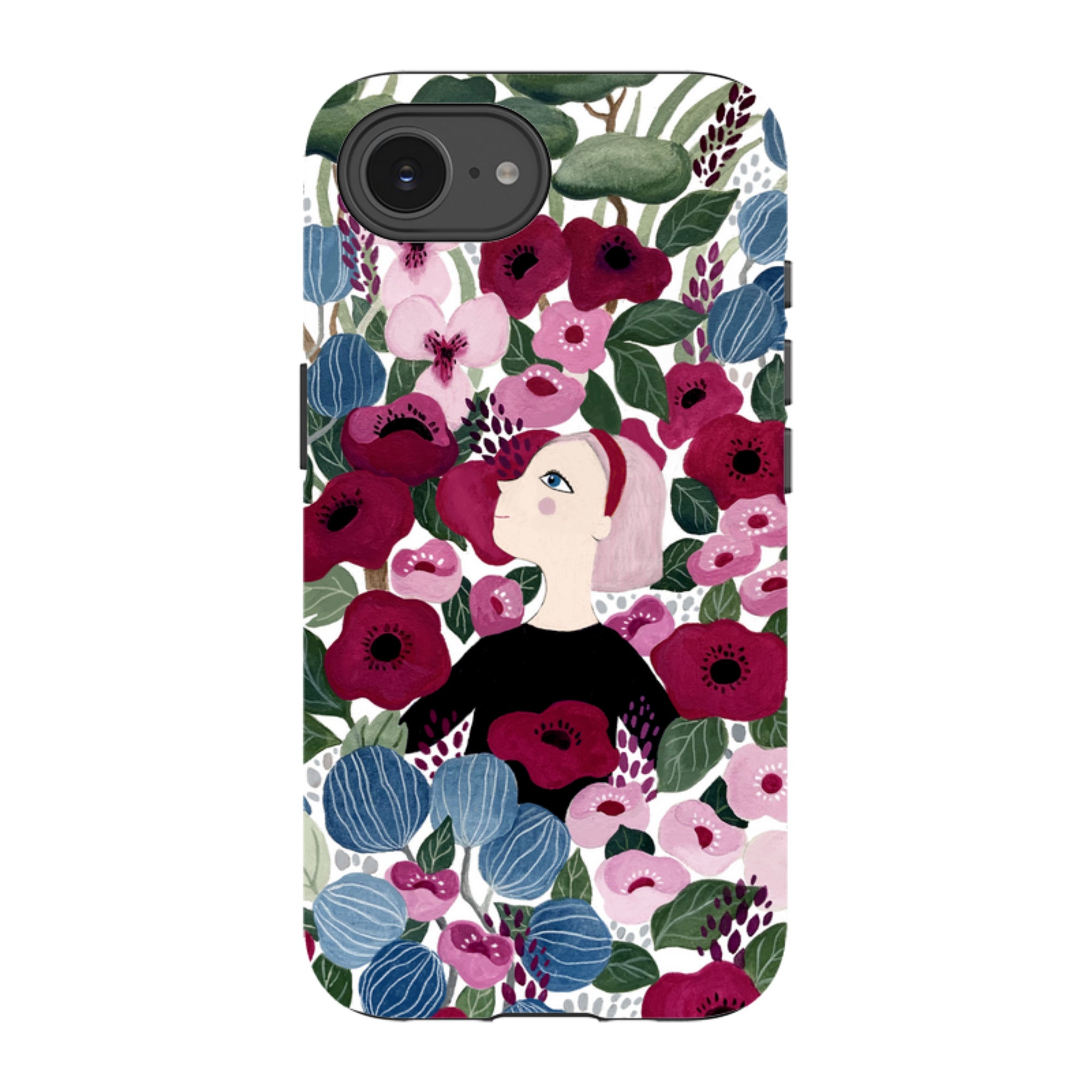iPhone Tough Case - Flower Garden By Bex Parkin