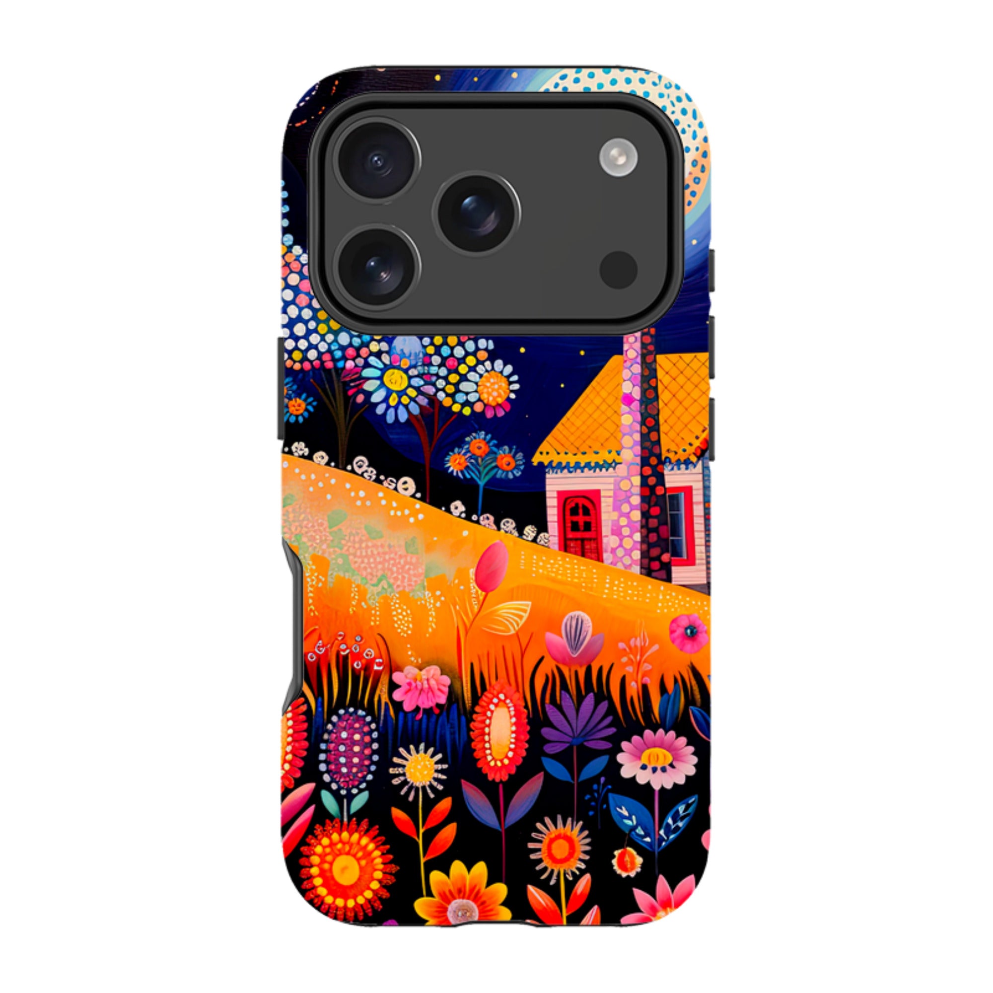 iPhone Case - Folk Art House I