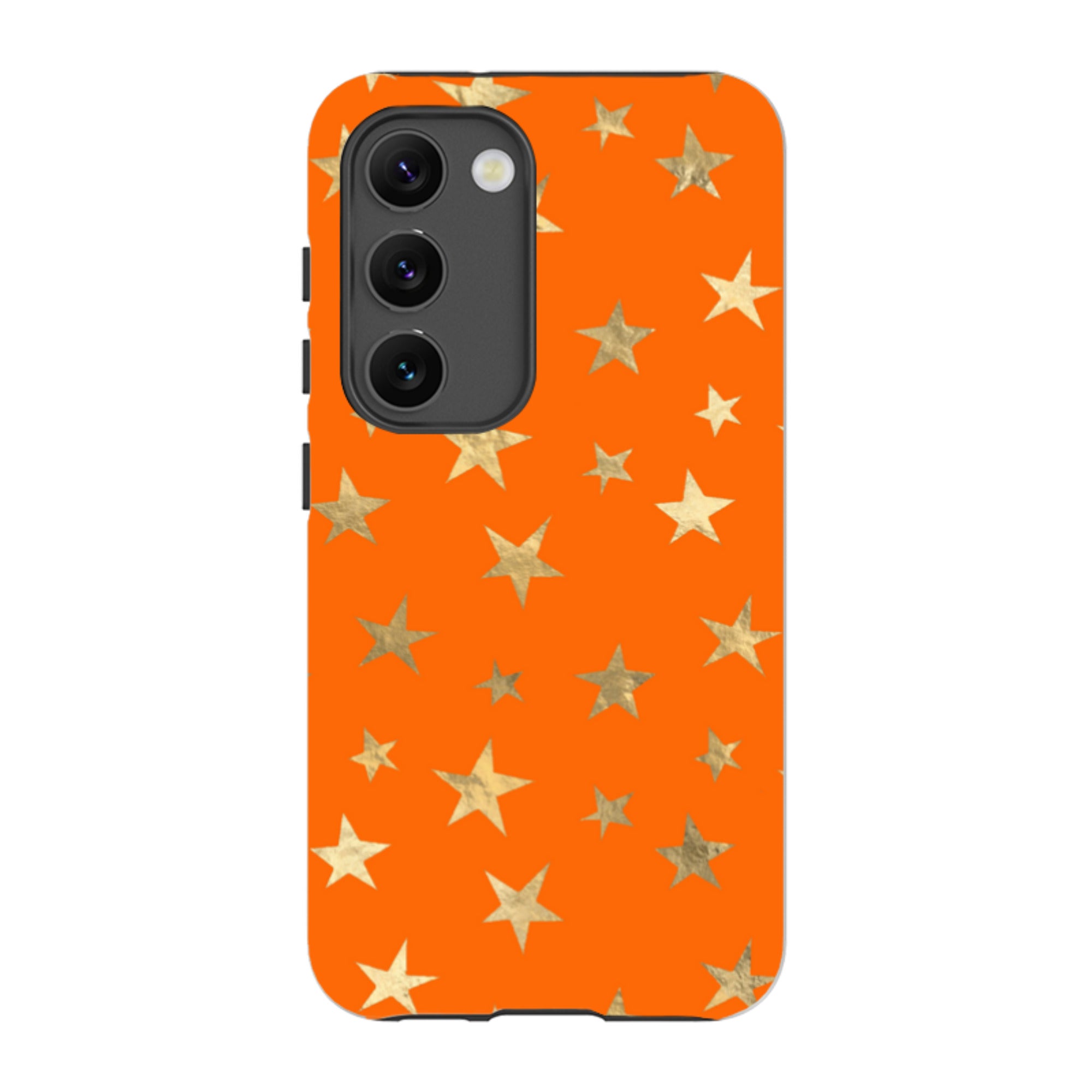 Samsung Tough Case - Orange and Gold Stars