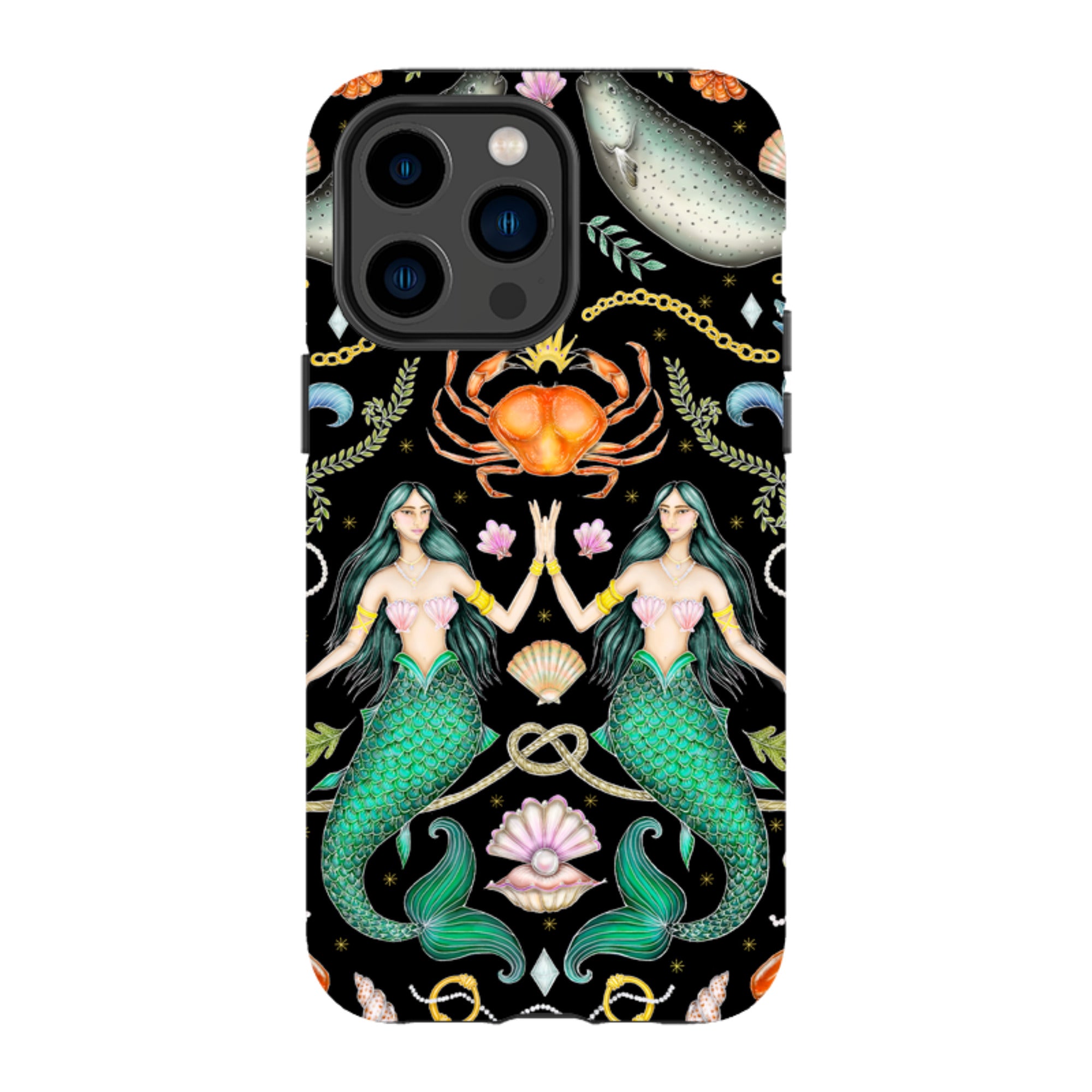 iPhone MagSafe Tough Case - Triton's Treasure By Catherine Rowe