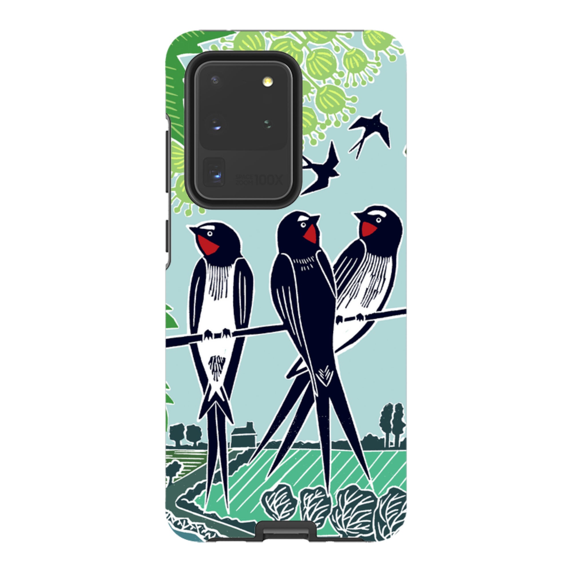 Samsung Tough Case - Swallows By Kate Heiss