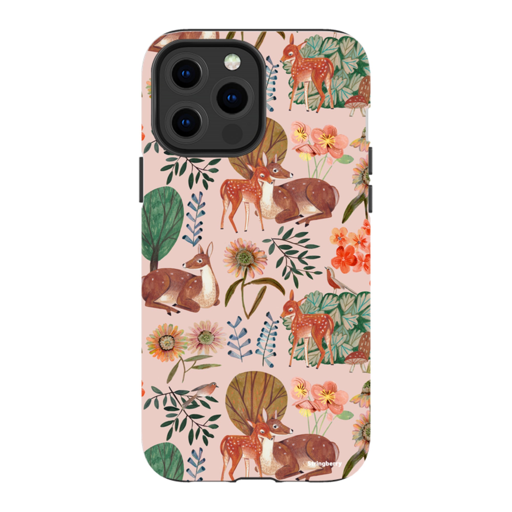 iPhone MagSafe Tough Case -  Deer Pattern By Caroline Bonne Muller