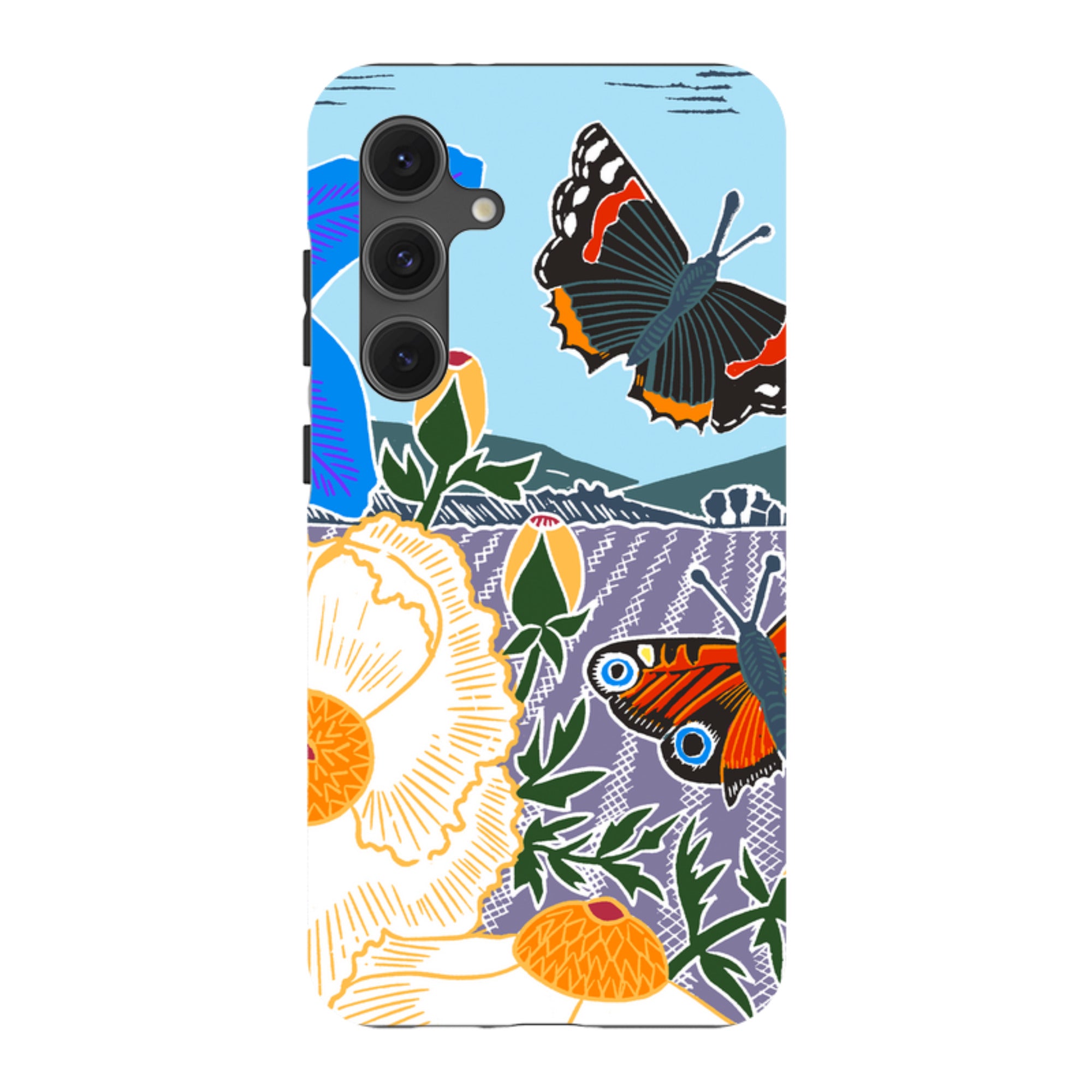 Samsung Tough Case - Bold Butterflies By Kate Heiss