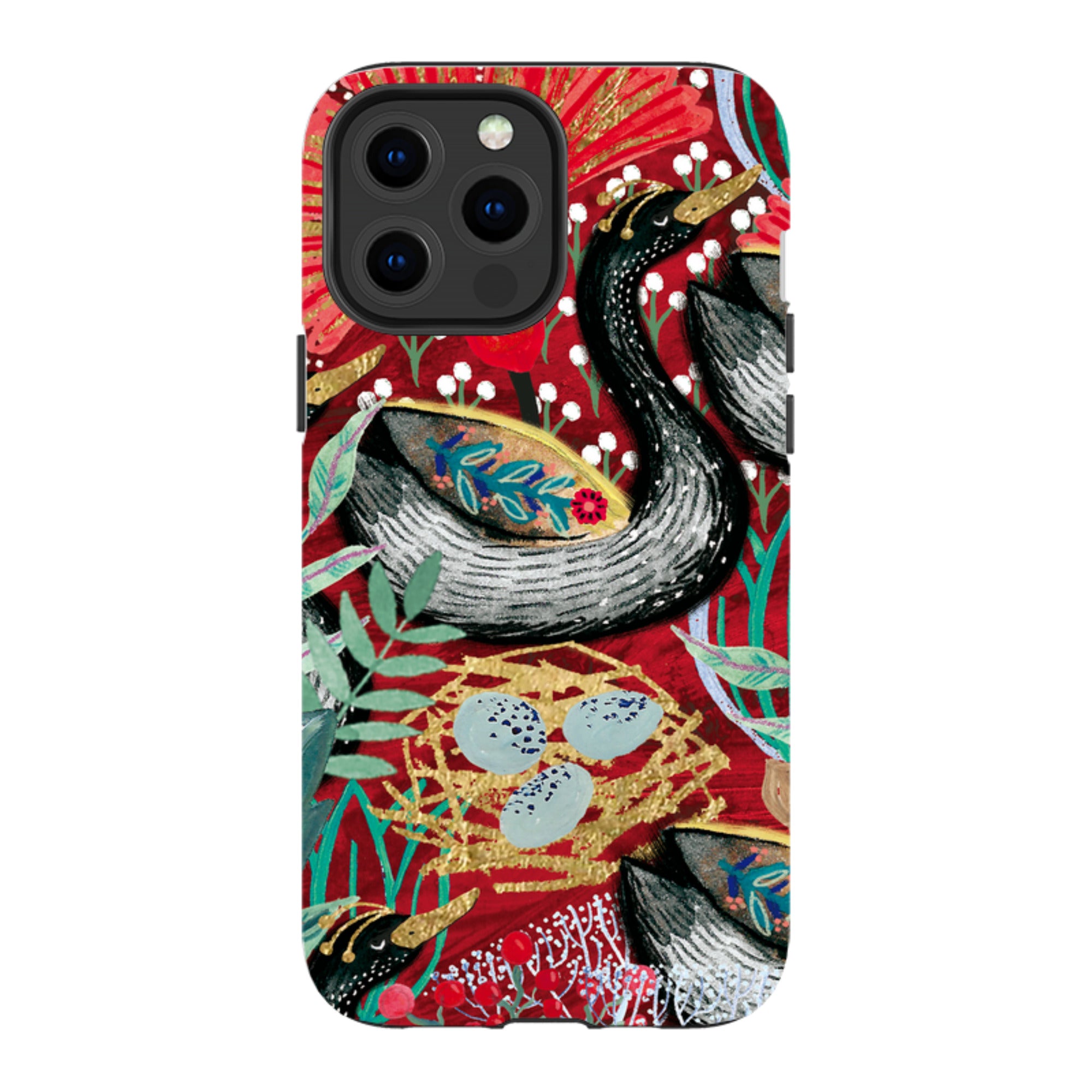 iPhone MagSafe Tough Case - Eight Geese A Laying By Emma Frances Grant