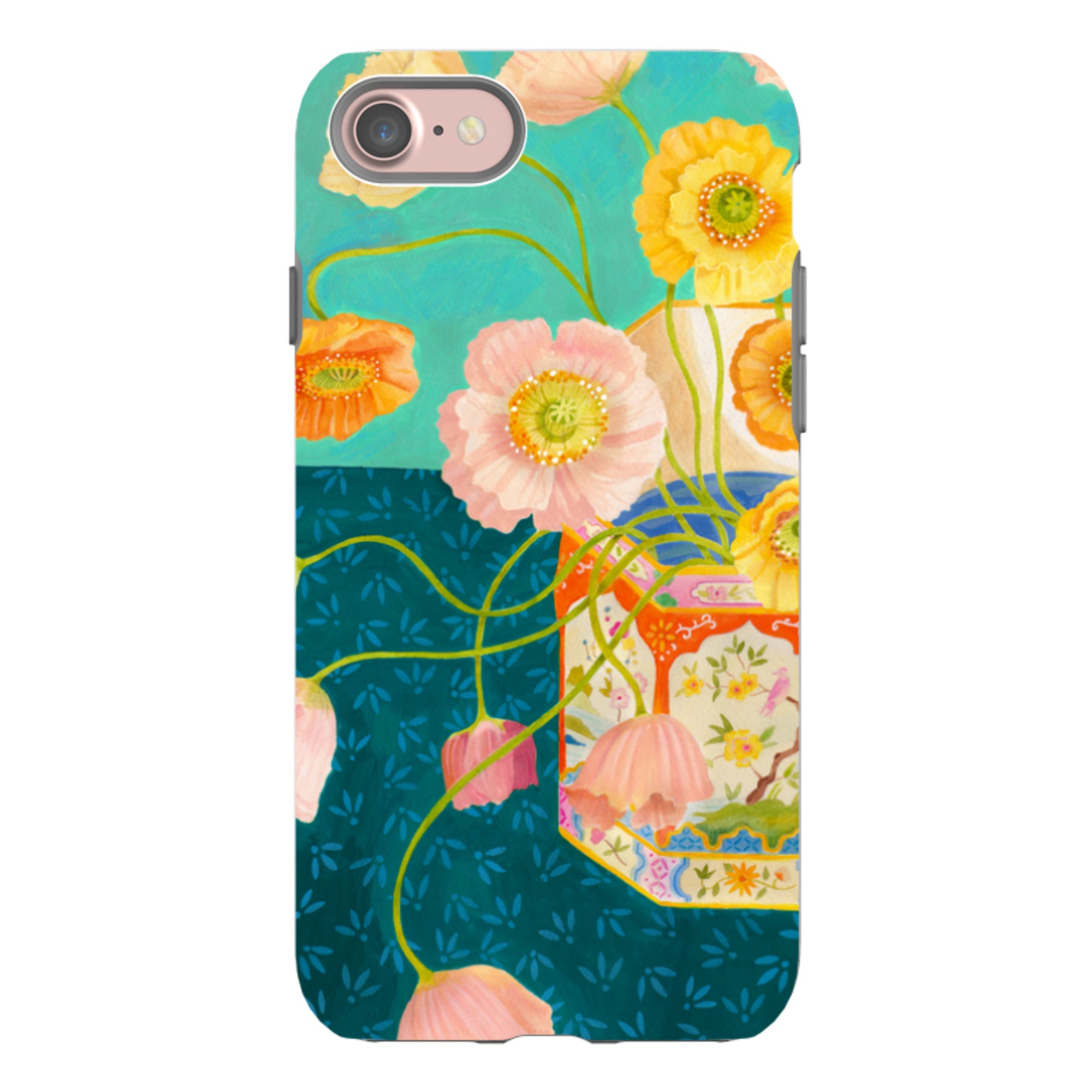 iPhone Tough Case - Poppies By Bex Parkin
