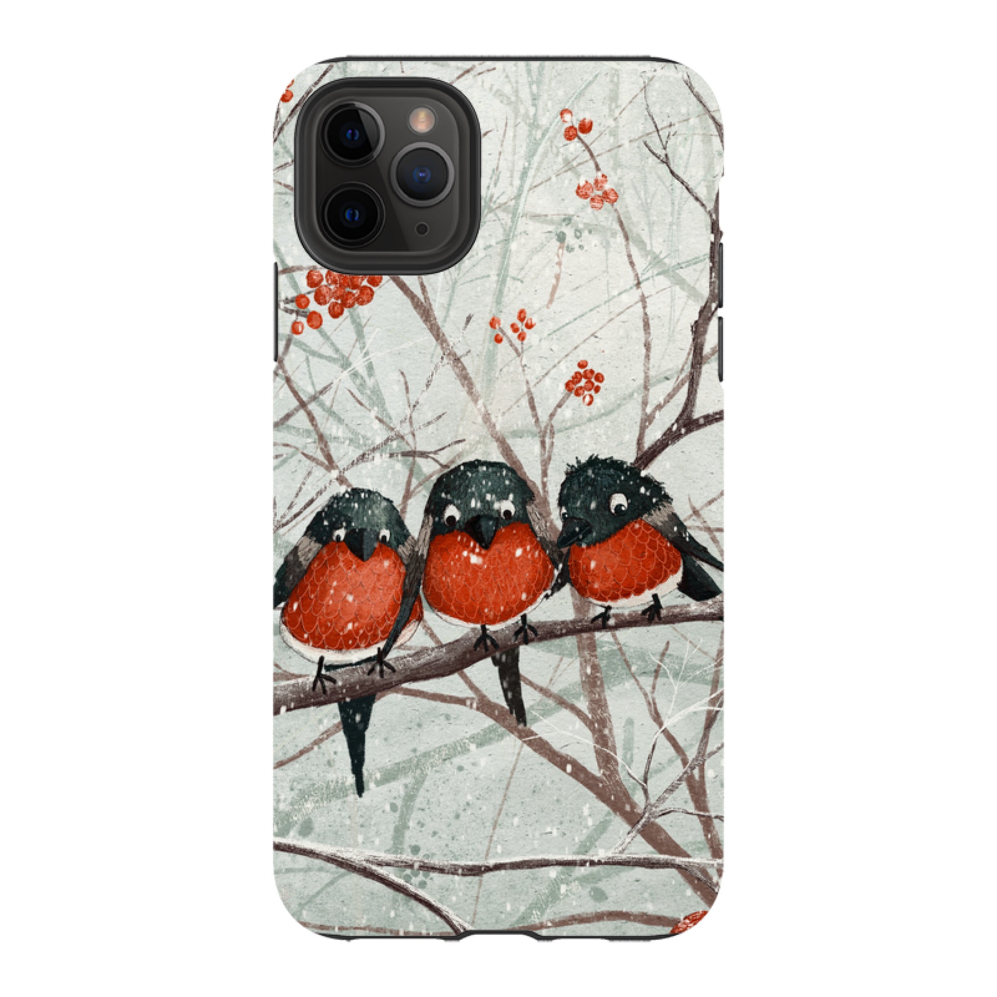 iPhone Tough Case - Frosted Branches By Maja Lindberg