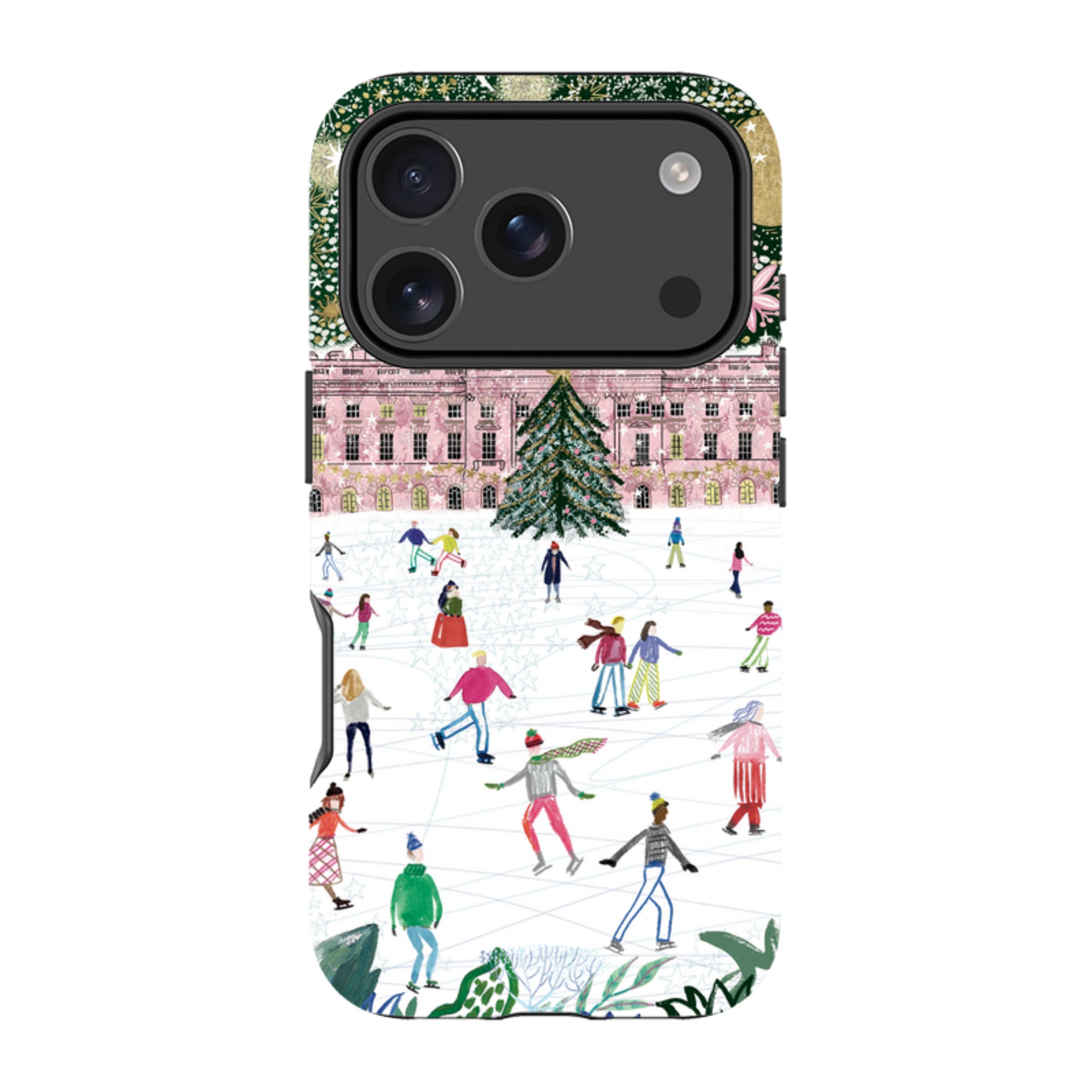 iPhone Tough Case - Skating At Somerset House By Emma Frances Grant