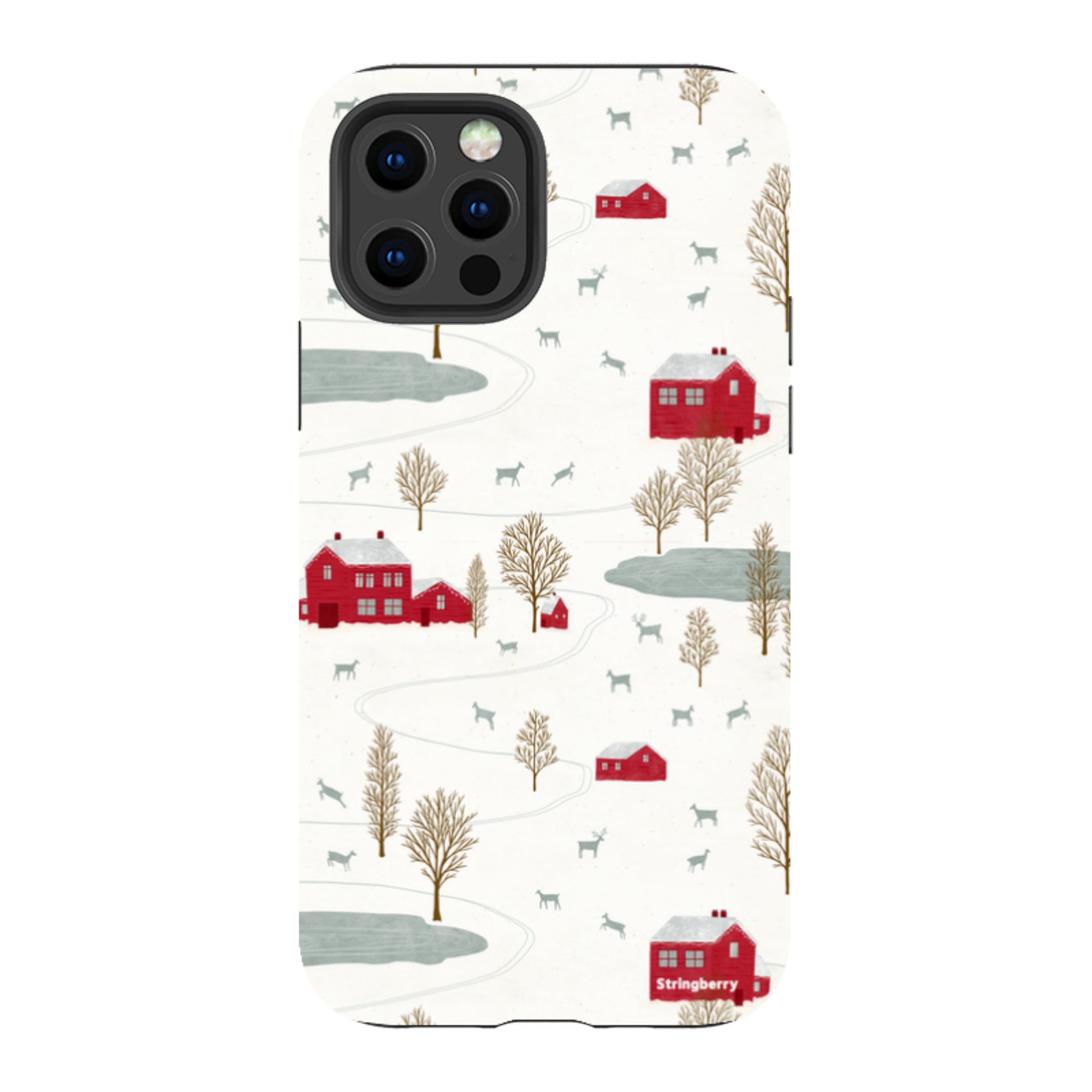 iPhone Tough Case - Winter Landscape II By Katherine Quinn