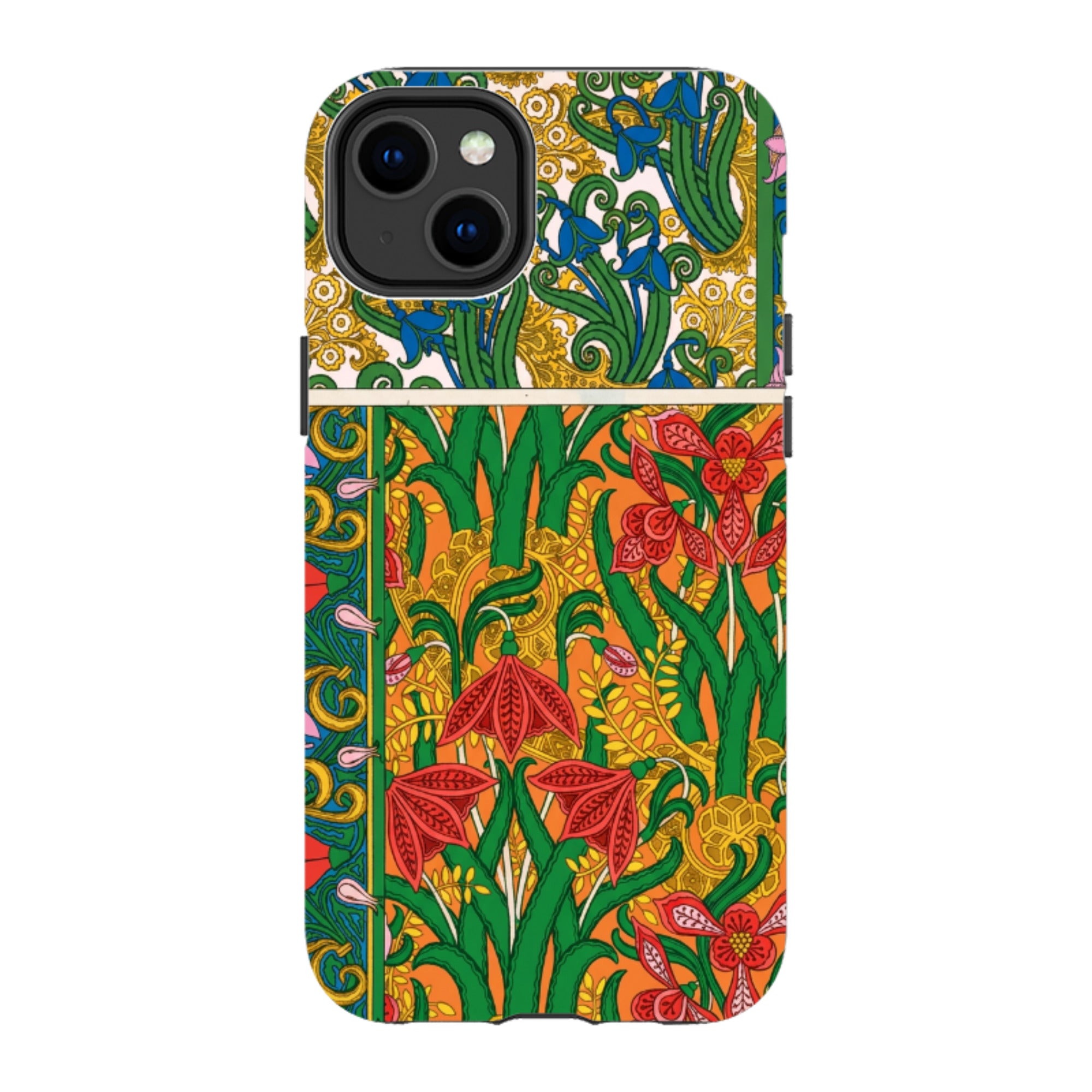 iPhone Tough Case - Vintage Art Nouveau Lily