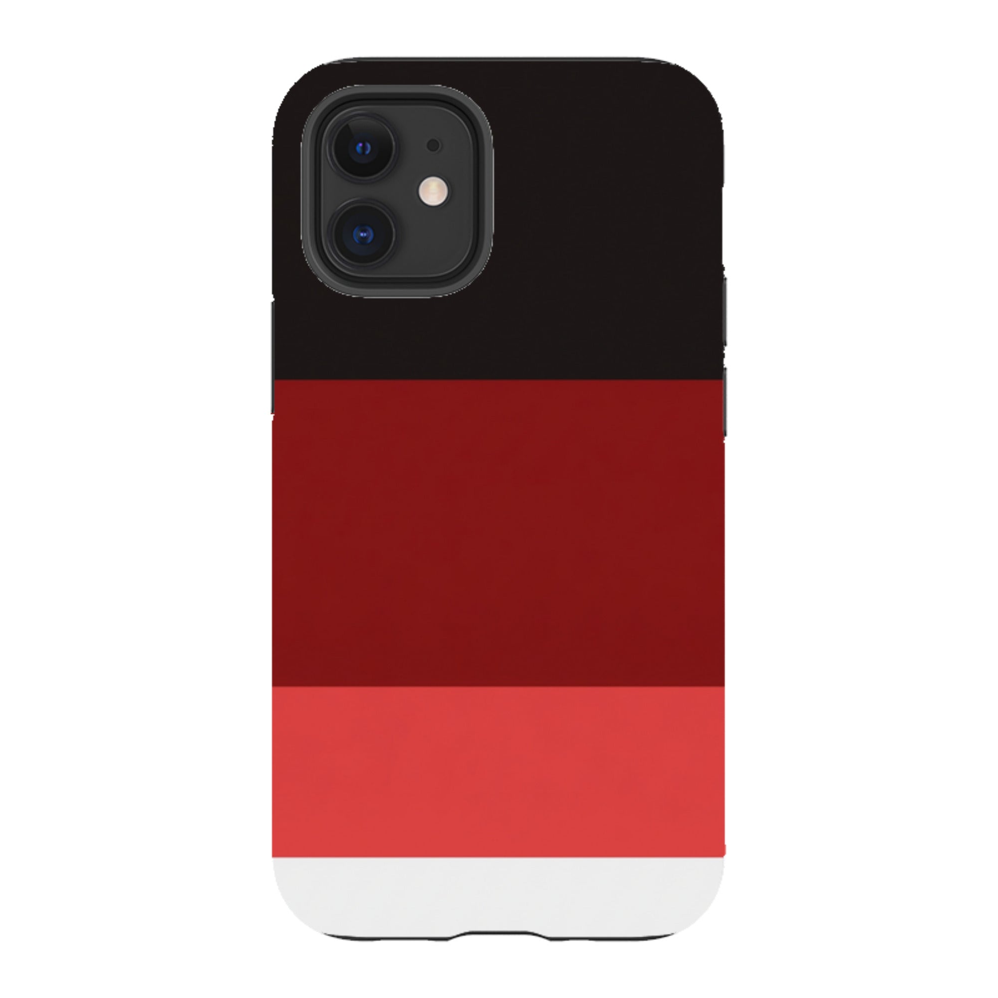 iPhone Tough Case - Crimson and Black Gradient