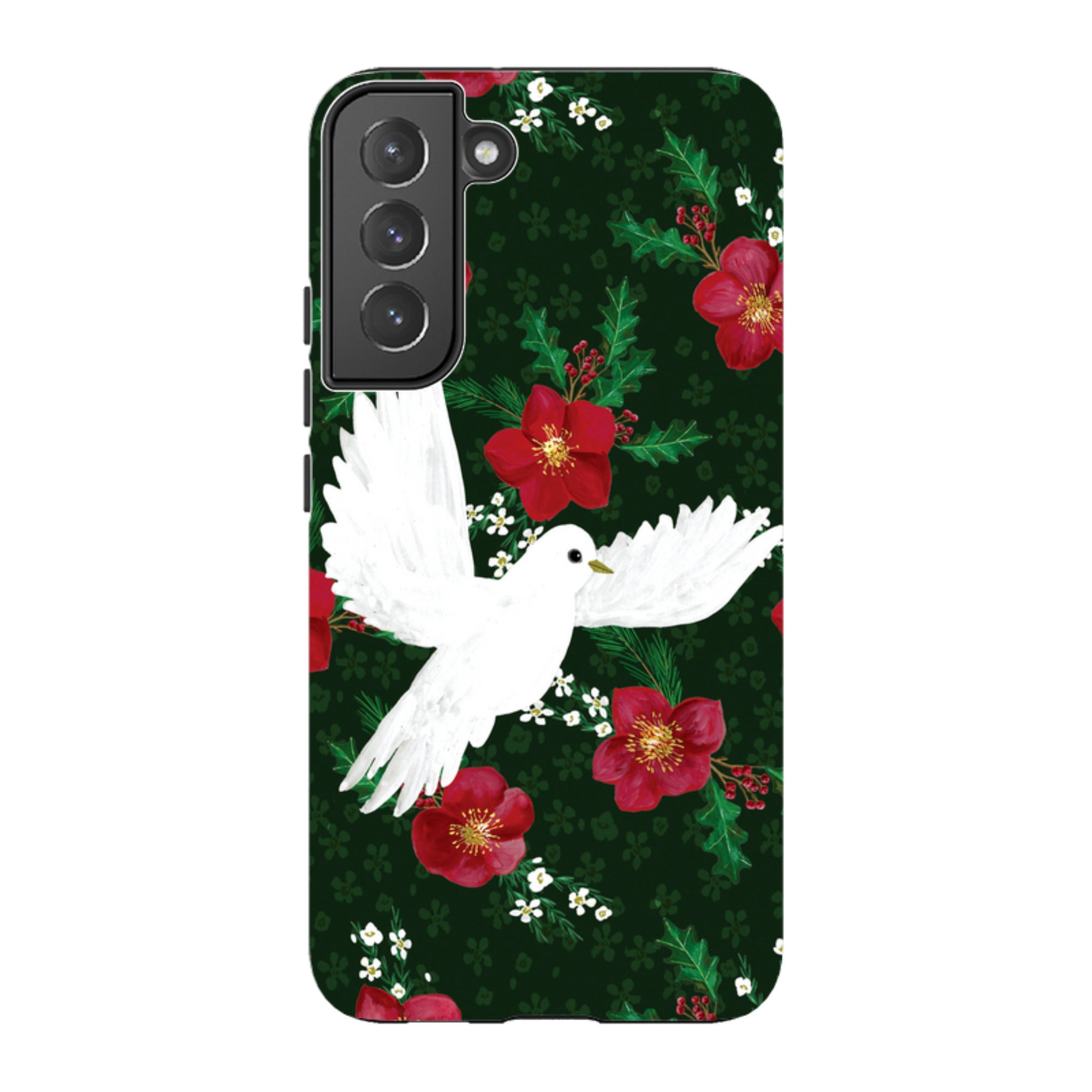Samsung Tough Case - Dove and Floral By Abby Jacobs