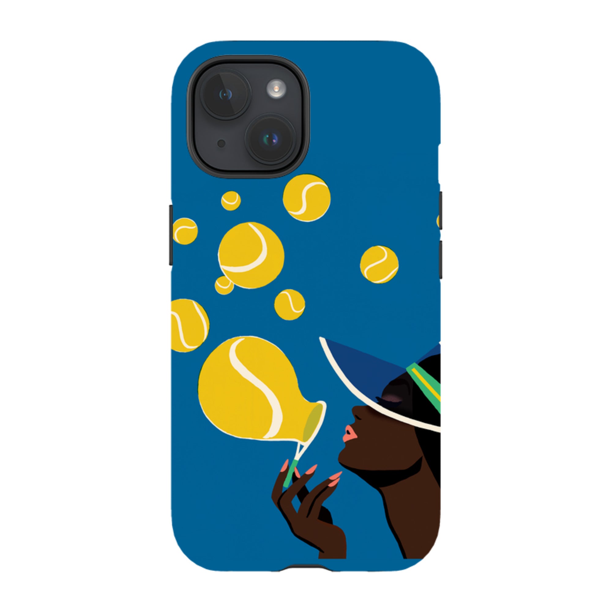 iPhone MagSafe Tough Case -  Court Bubbles By Paul Thurlby