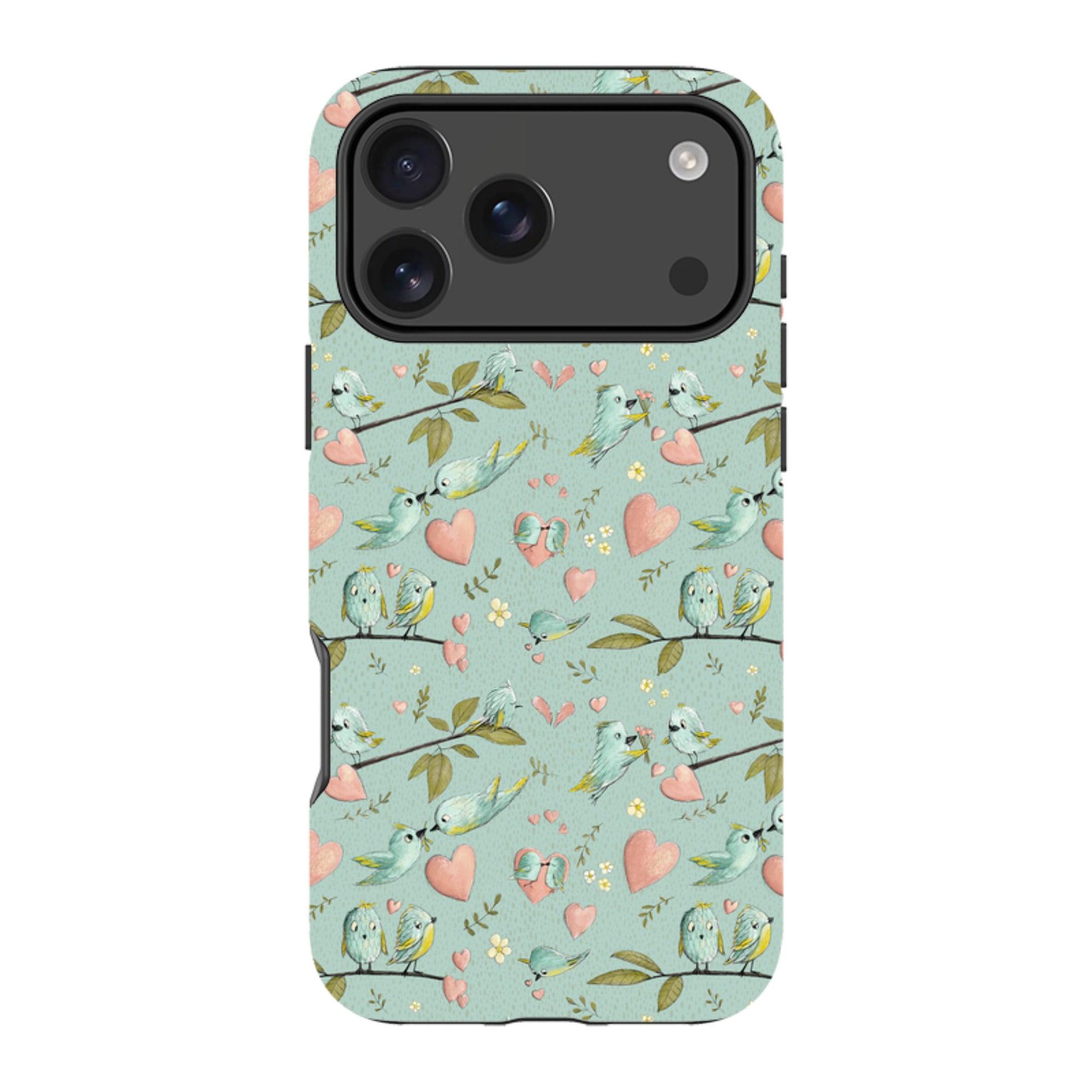 iPhone Tough Case - Love Is In The Air Pattern By Maja Lindberg