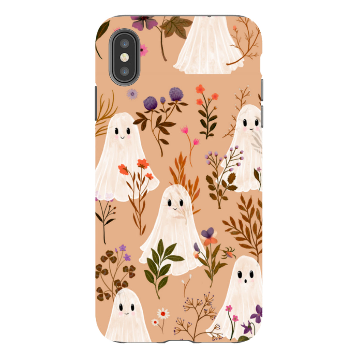 iPhone Tough Case - Ghost in the Garden - Cider Clay By Katherine Quinn