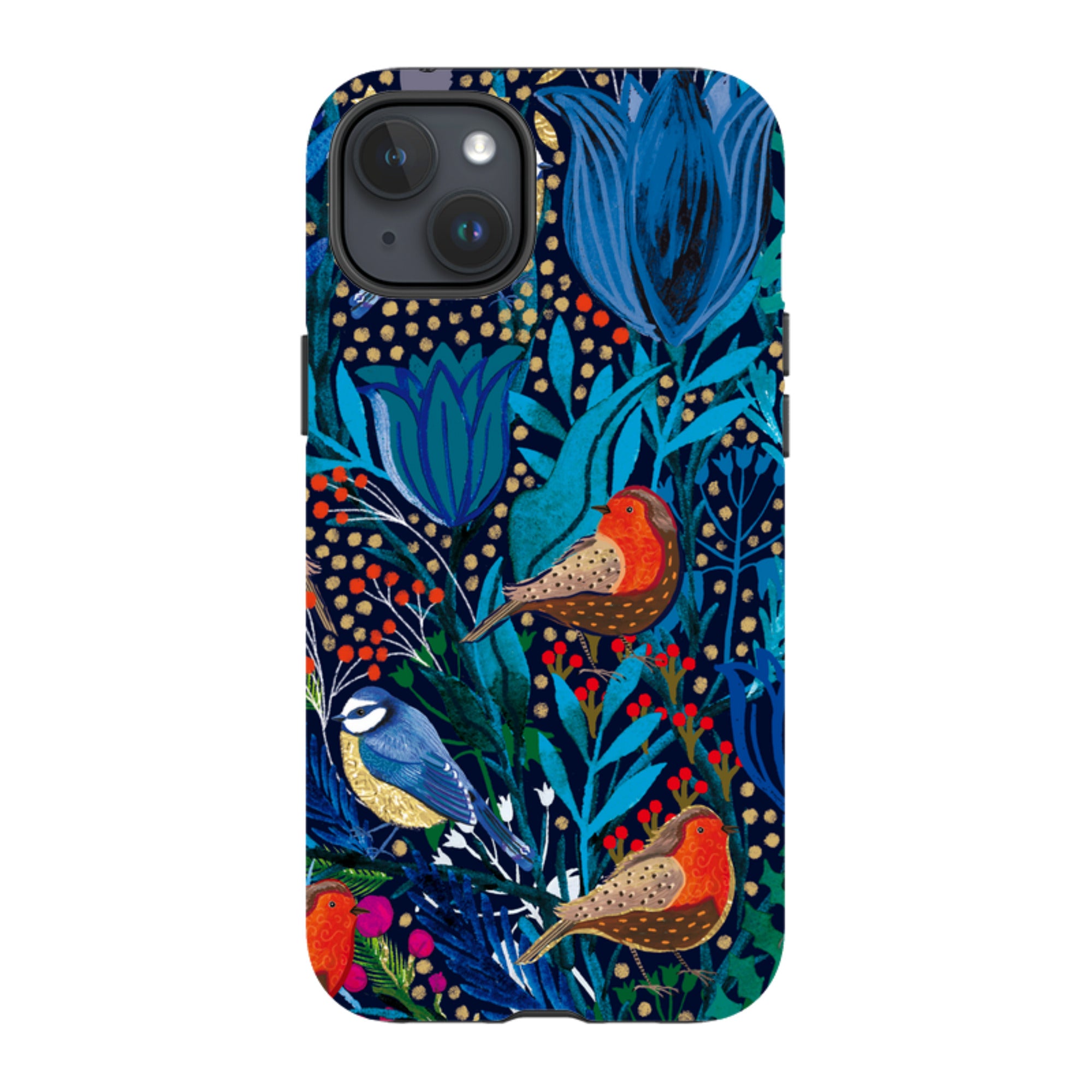 iPhone Tough Case - Xmas Robin IV By Emma Frances Grant