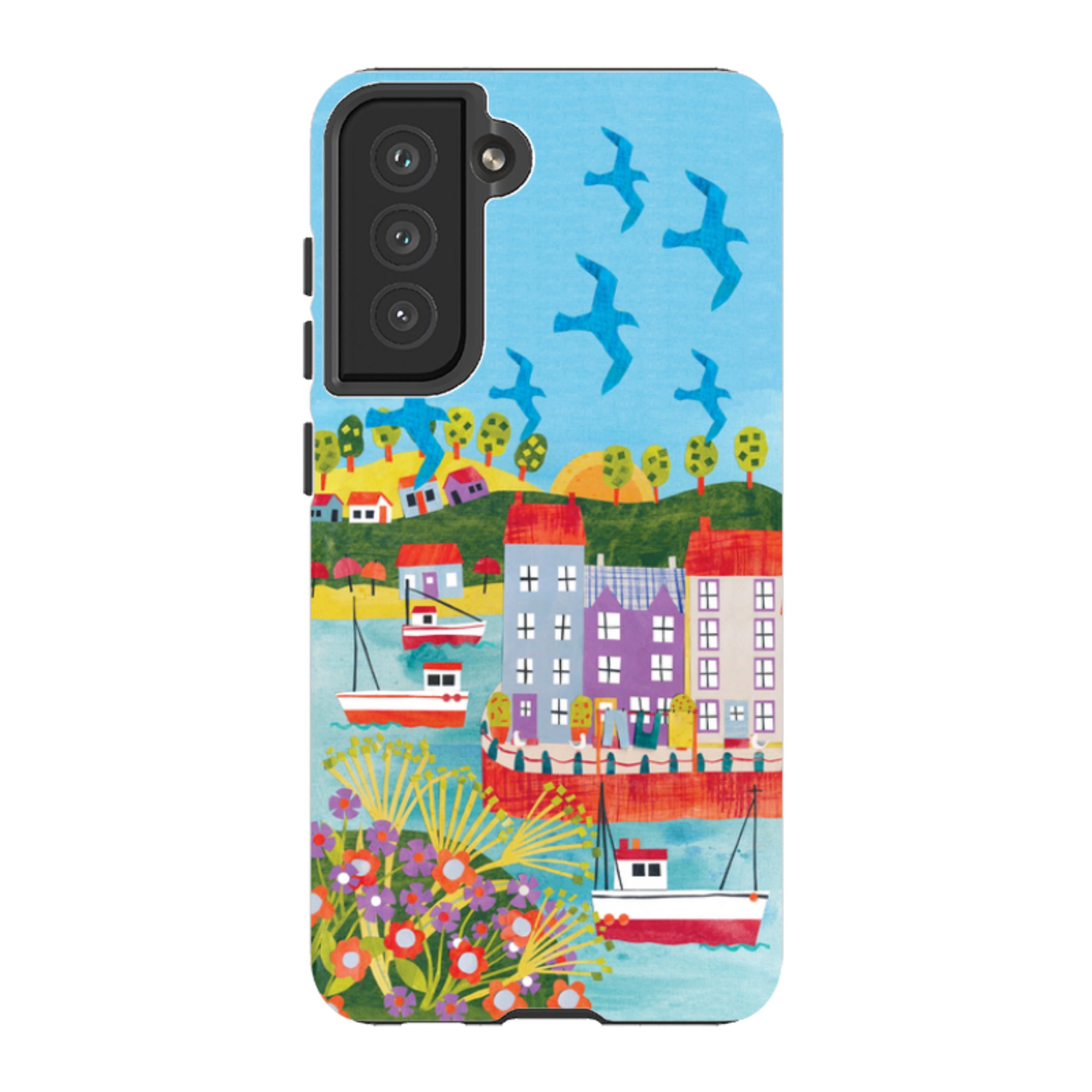 Samsung Tough  Case - Harbour Side By Tracey English
