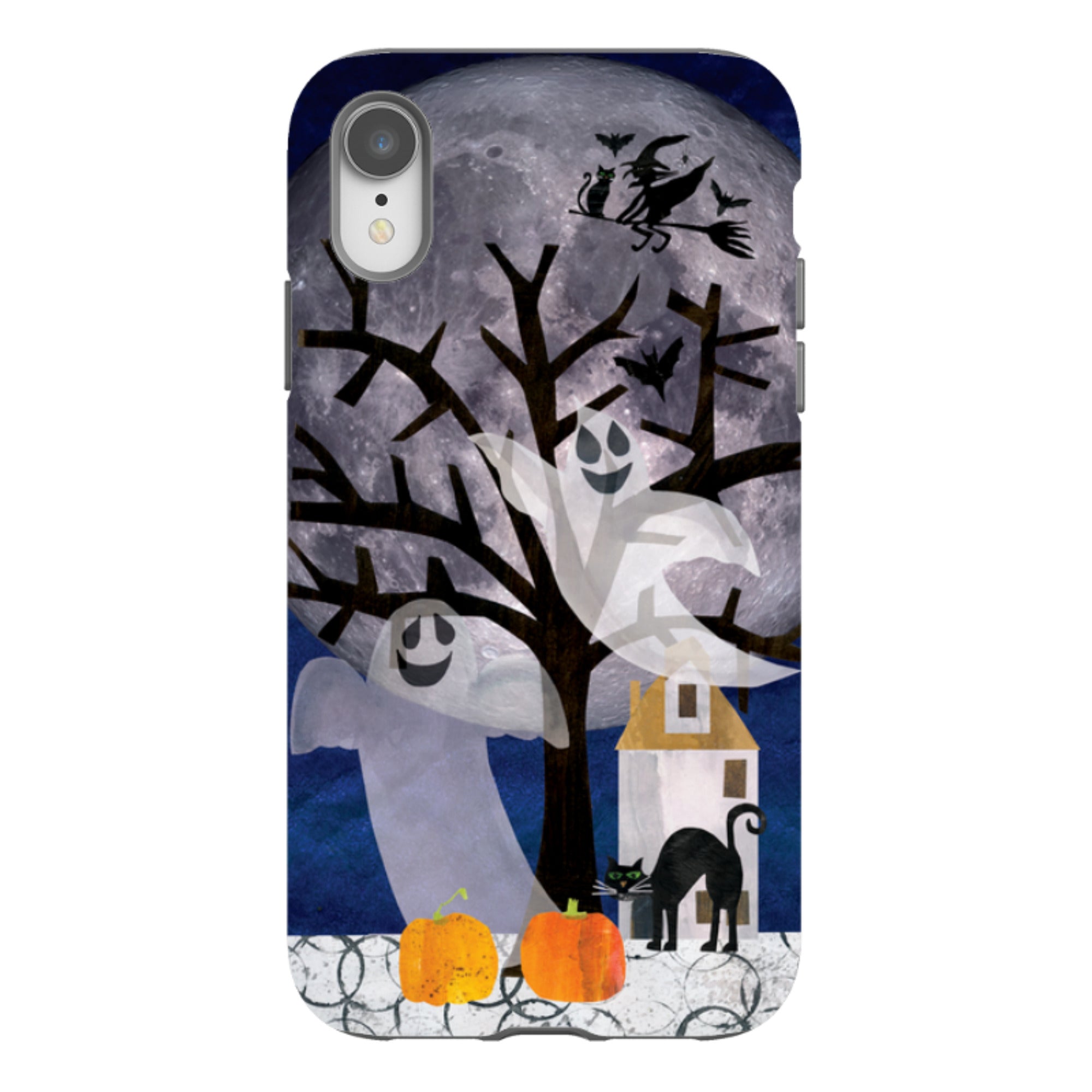 iPhone Tough Case - Halloween Moon By Tracey English