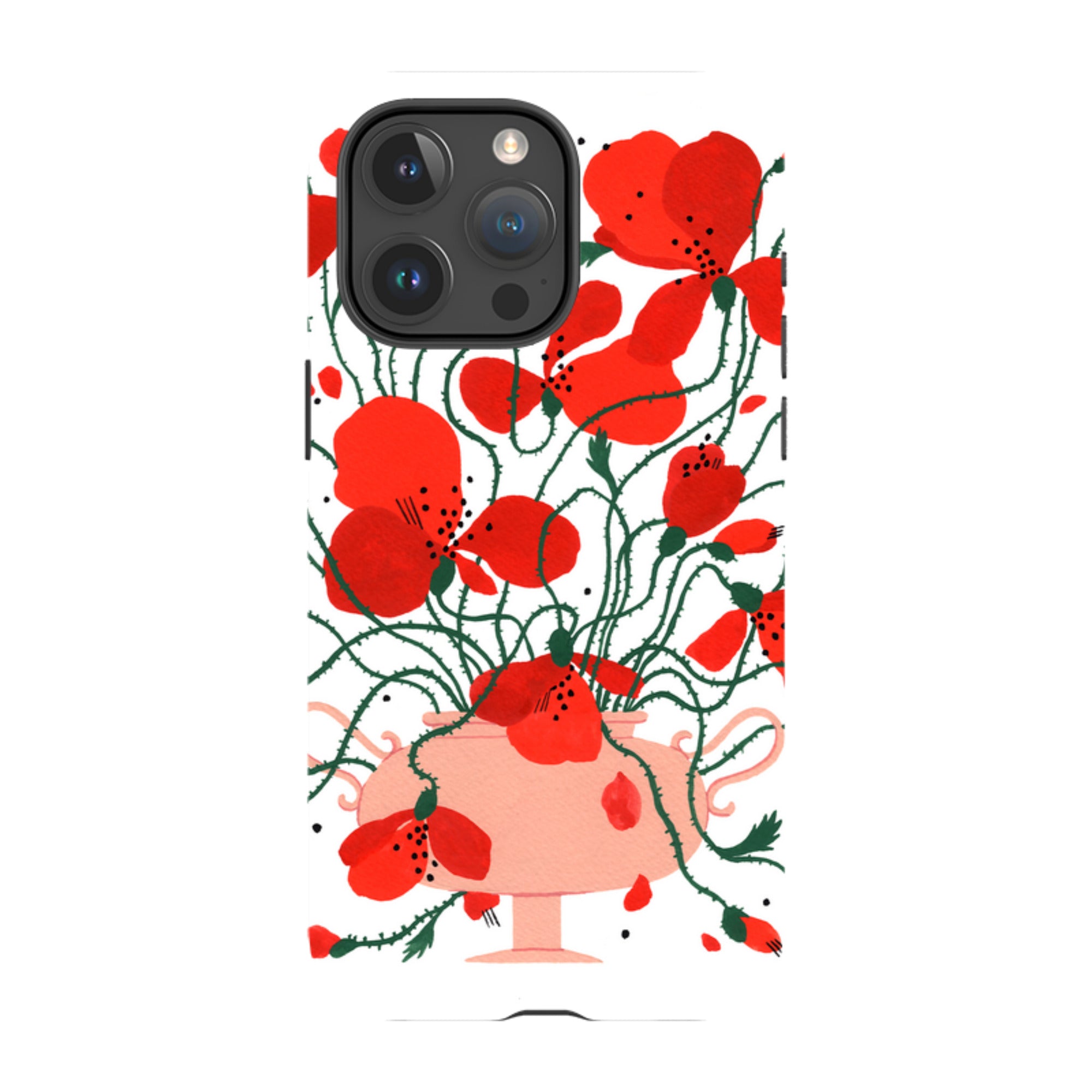 iPhone MagSafe Tough Case -  Poppies By Madalina Andronic