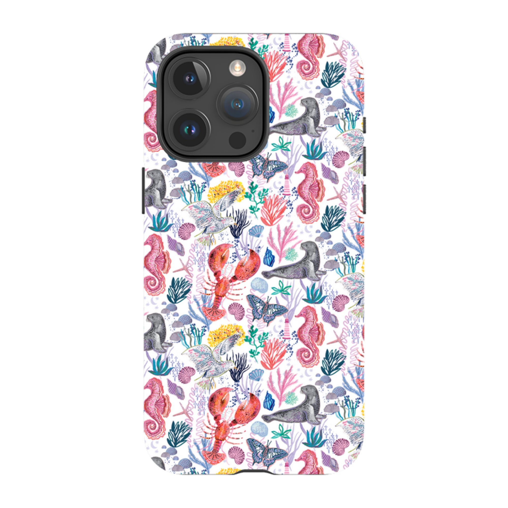 iPhone MagSafe Tough Case - Coastline Pattern B By Emma Frances Grant