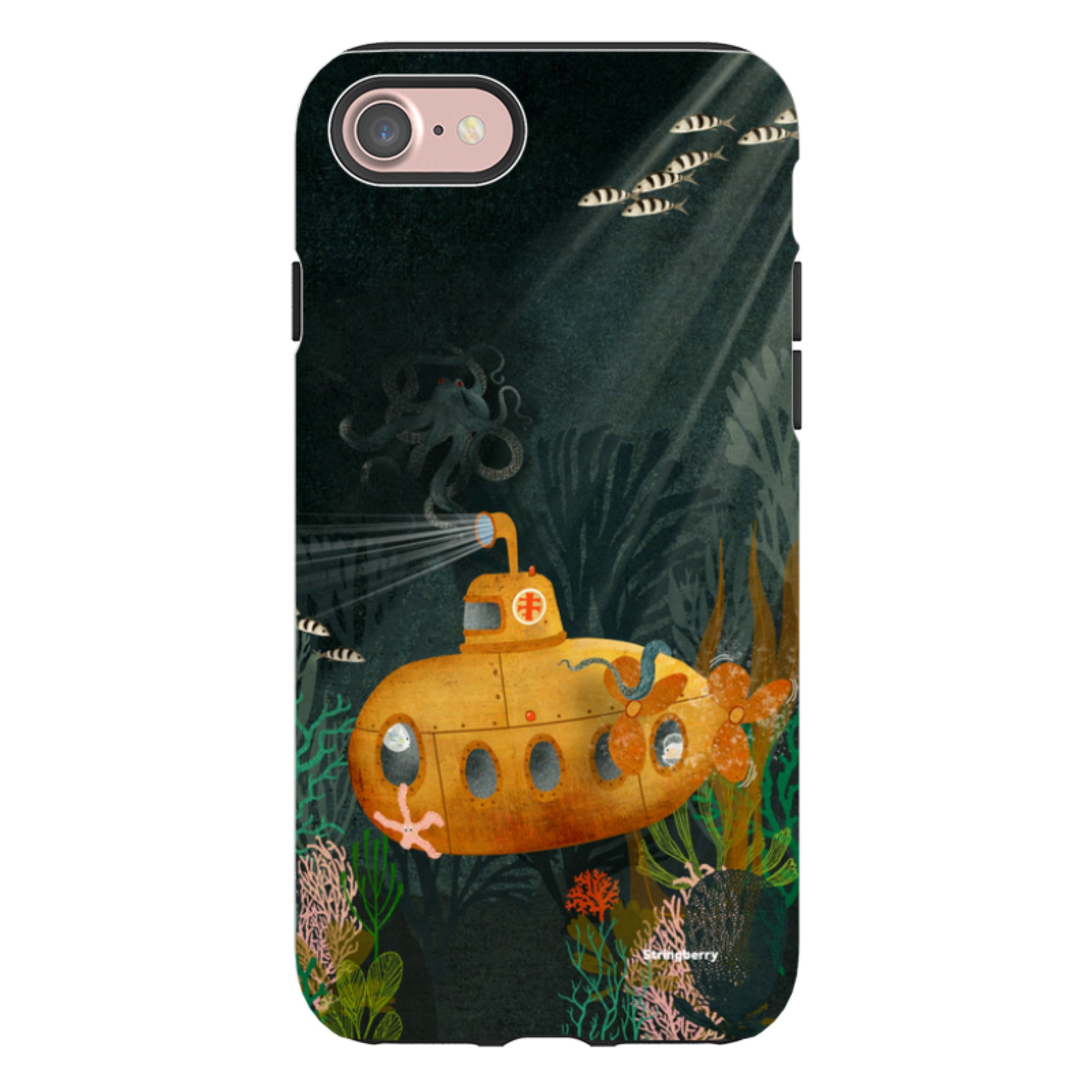 iPhone Tough Case - Submarine By Katherine Quinn