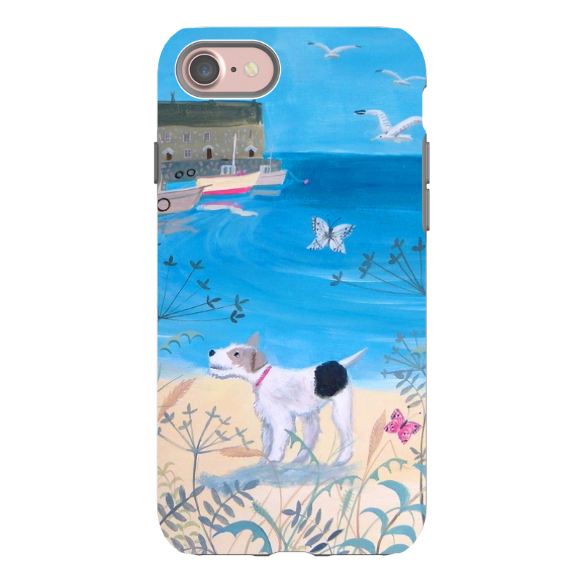 iPhone Tough Case - Seaside Dog By Mary Stubberfield