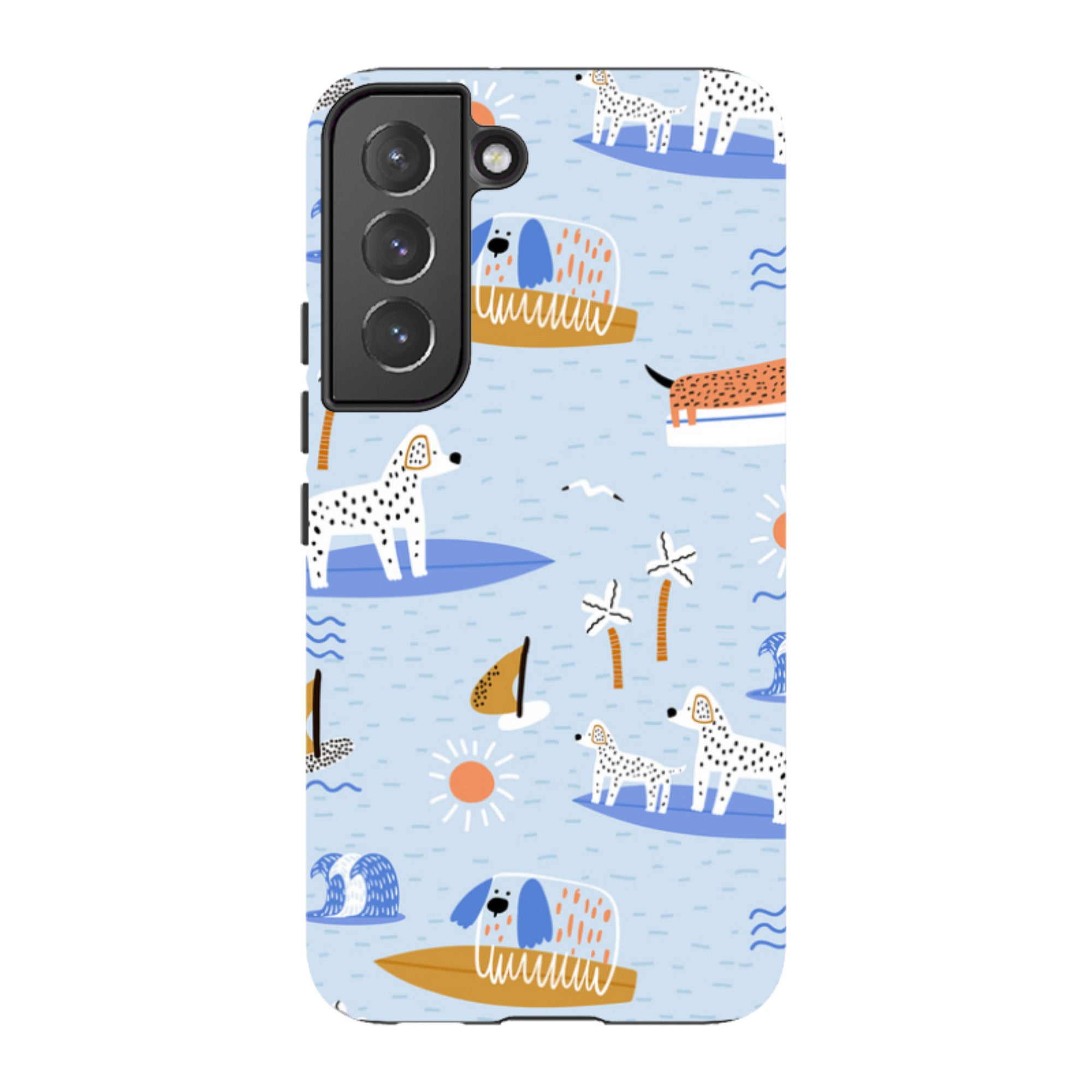 Samsung Tough Case - Surfing Dogs