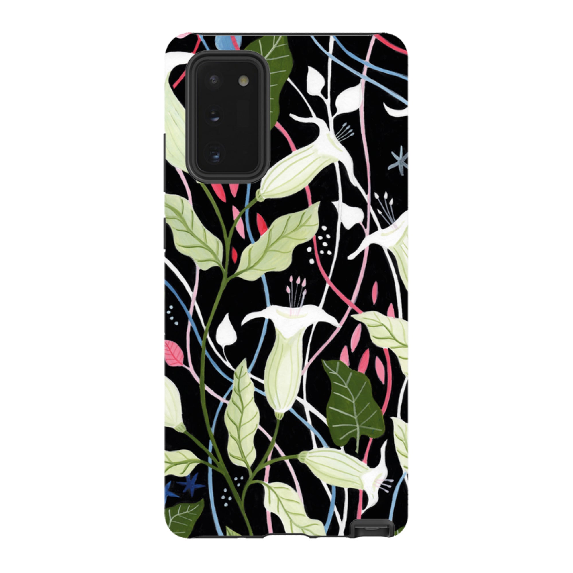 Samsung Tough Case - Trumpet Flowers By Bex Parkin