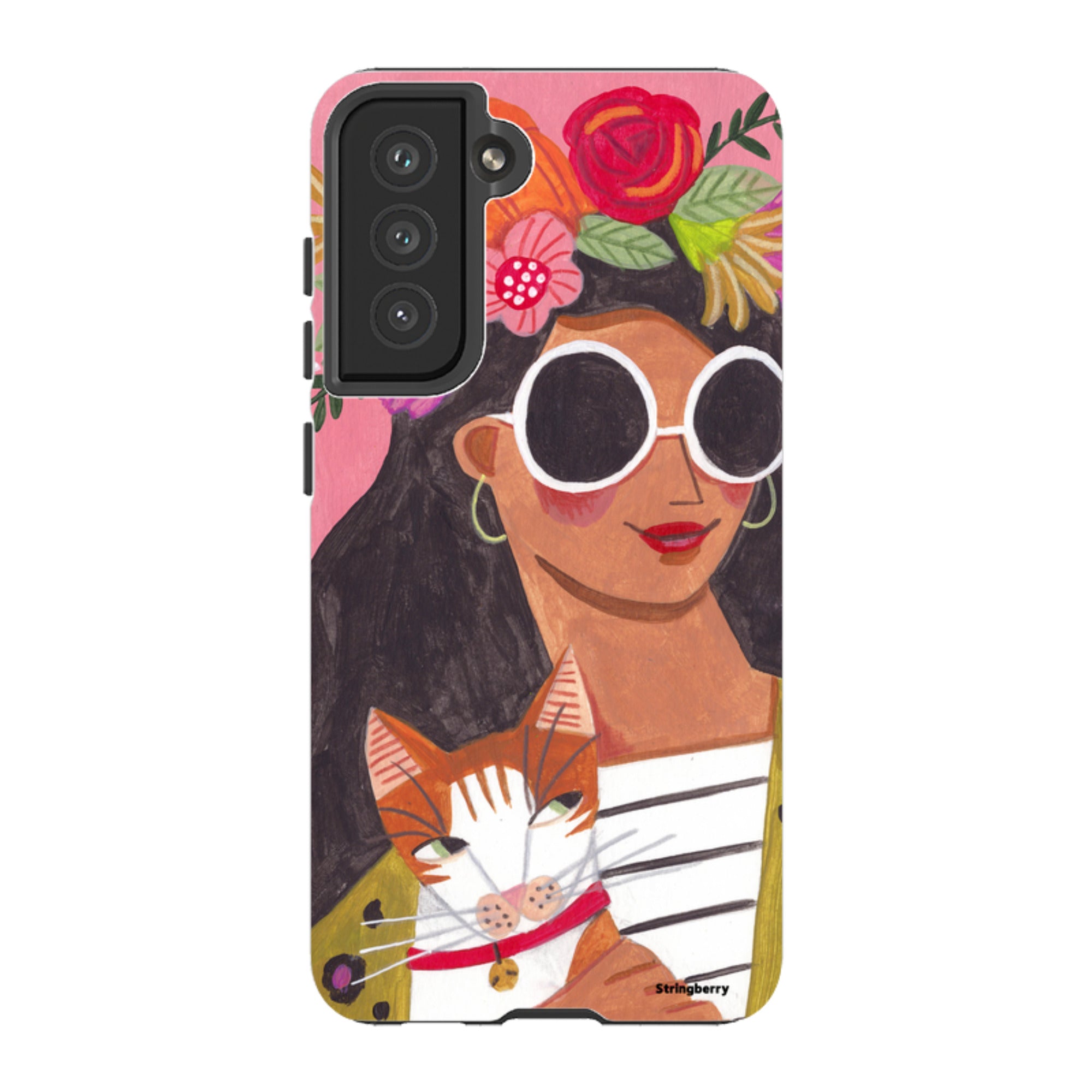 Samsung Tough Case - Woman & Cat By Caroline Bonne Muller