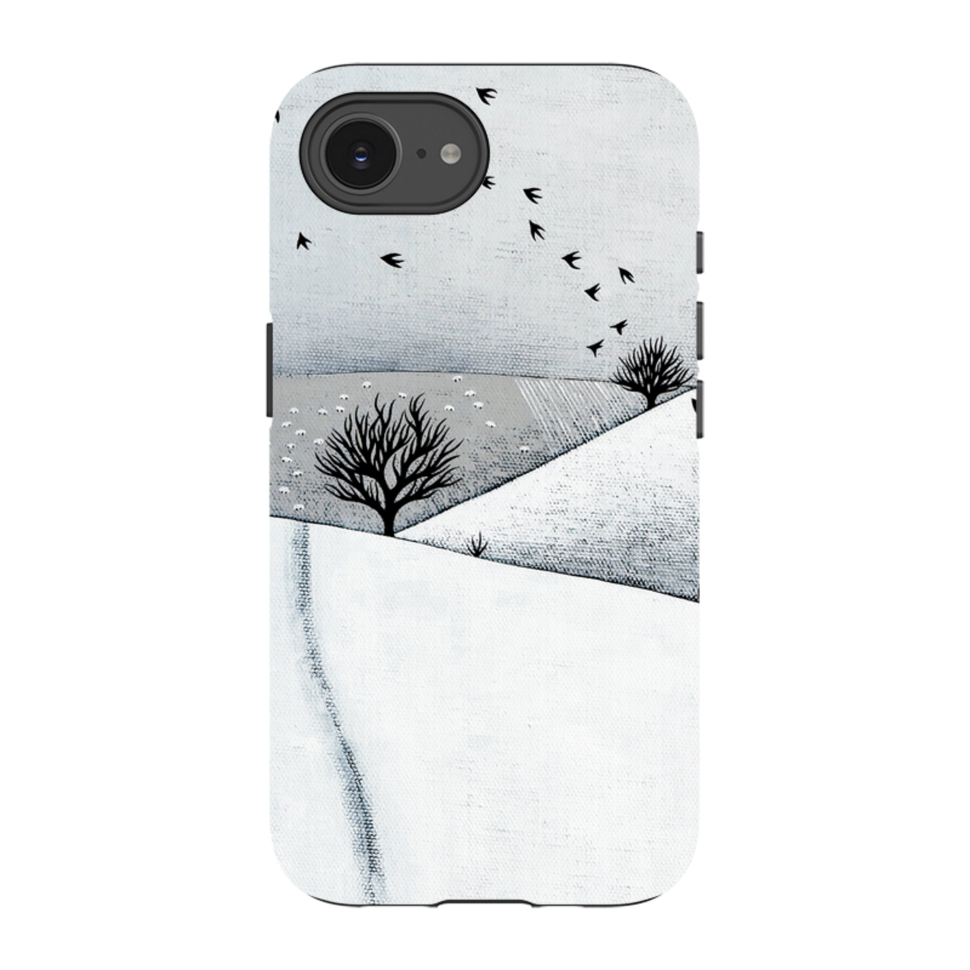 iPhone Tough Case - Snowy Landscape By Natasha Newton