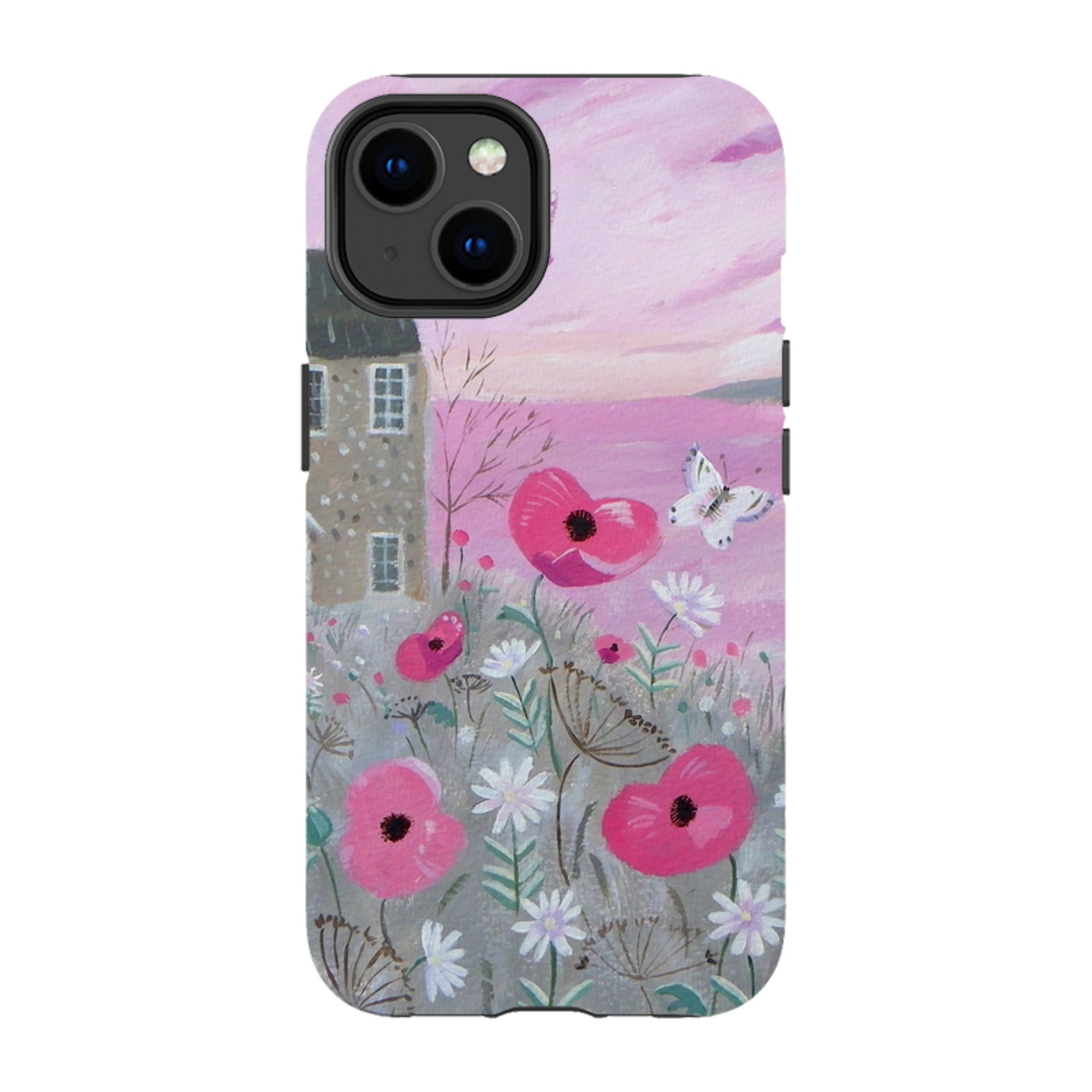 iPhone Tough Case - Seaside Flowers By Mary Stubberfield