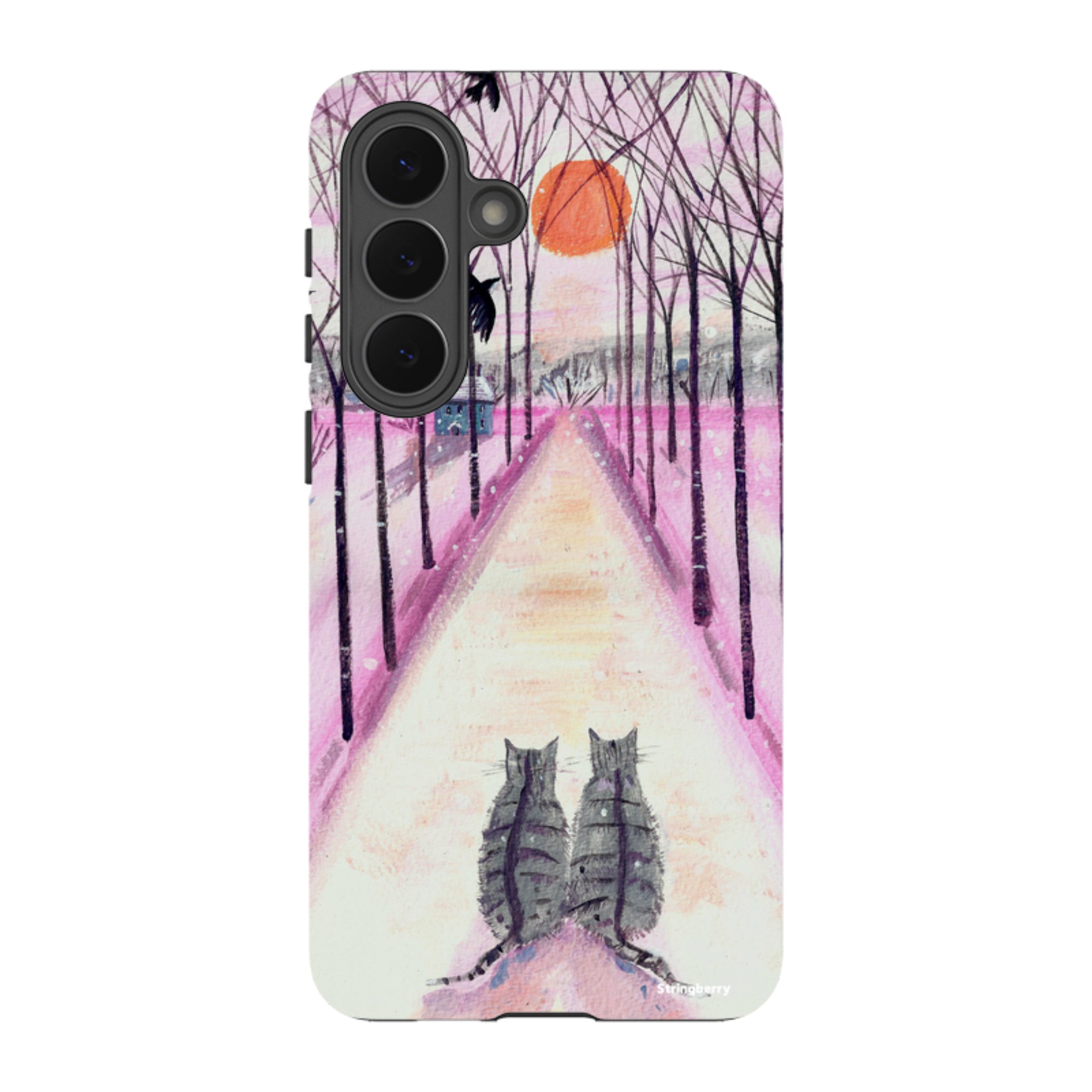 Samsung Tough Case - Winter Cats By Mary Stubberfield