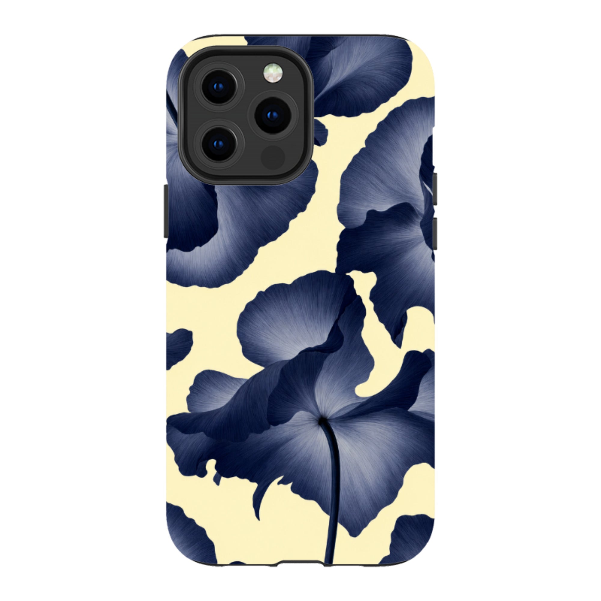 iPhone MagSafe Tough Case - Navy Blue Poppy