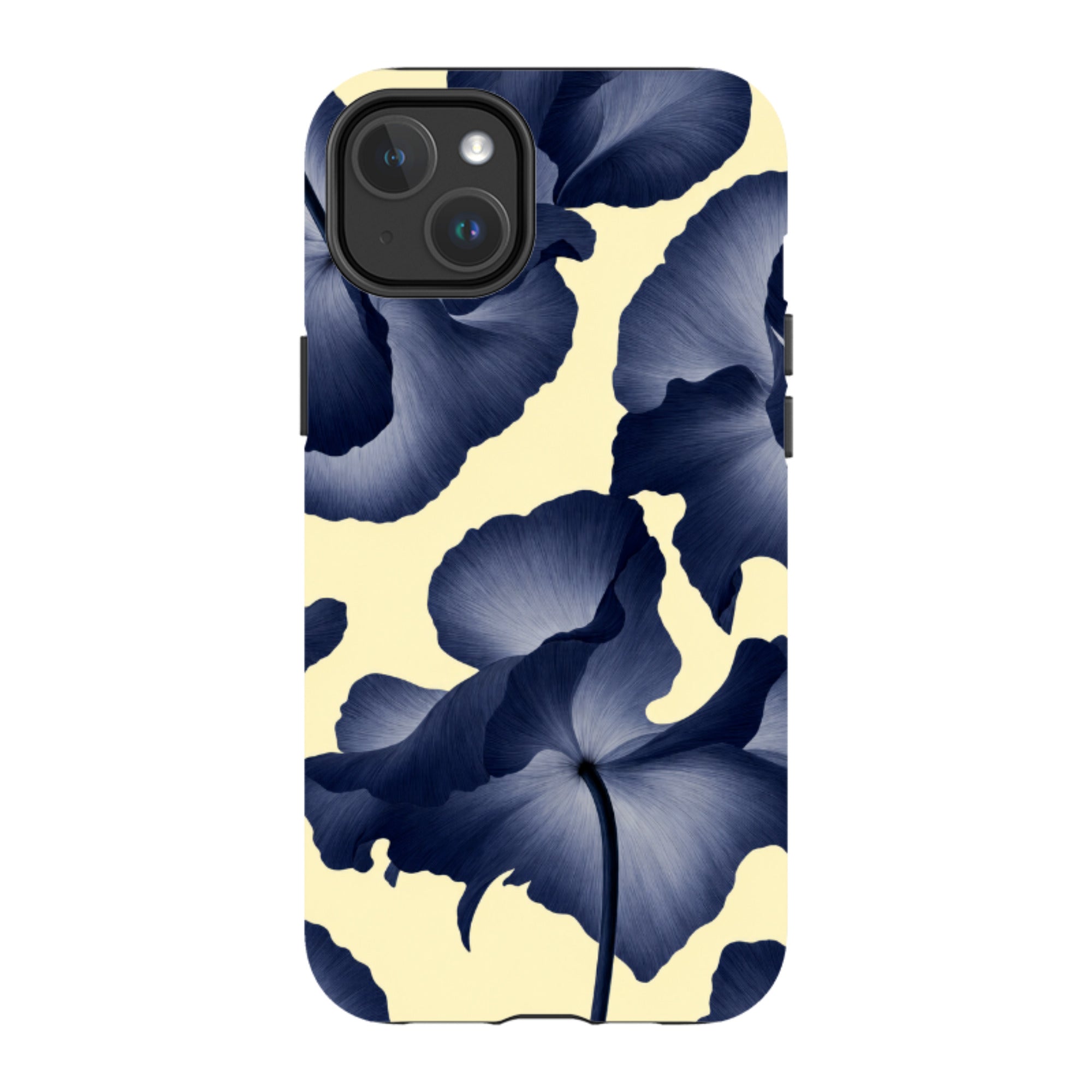 iPhone MagSafe Tough Case - Navy Blue Poppy