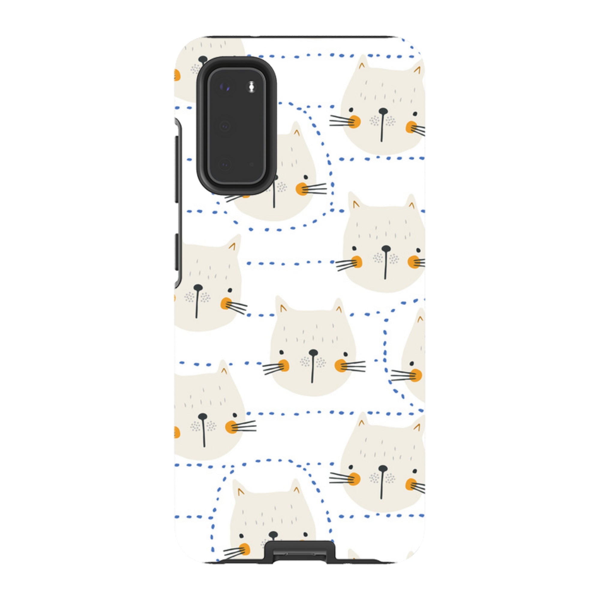 Samsung Tough Case - Cat Tiles