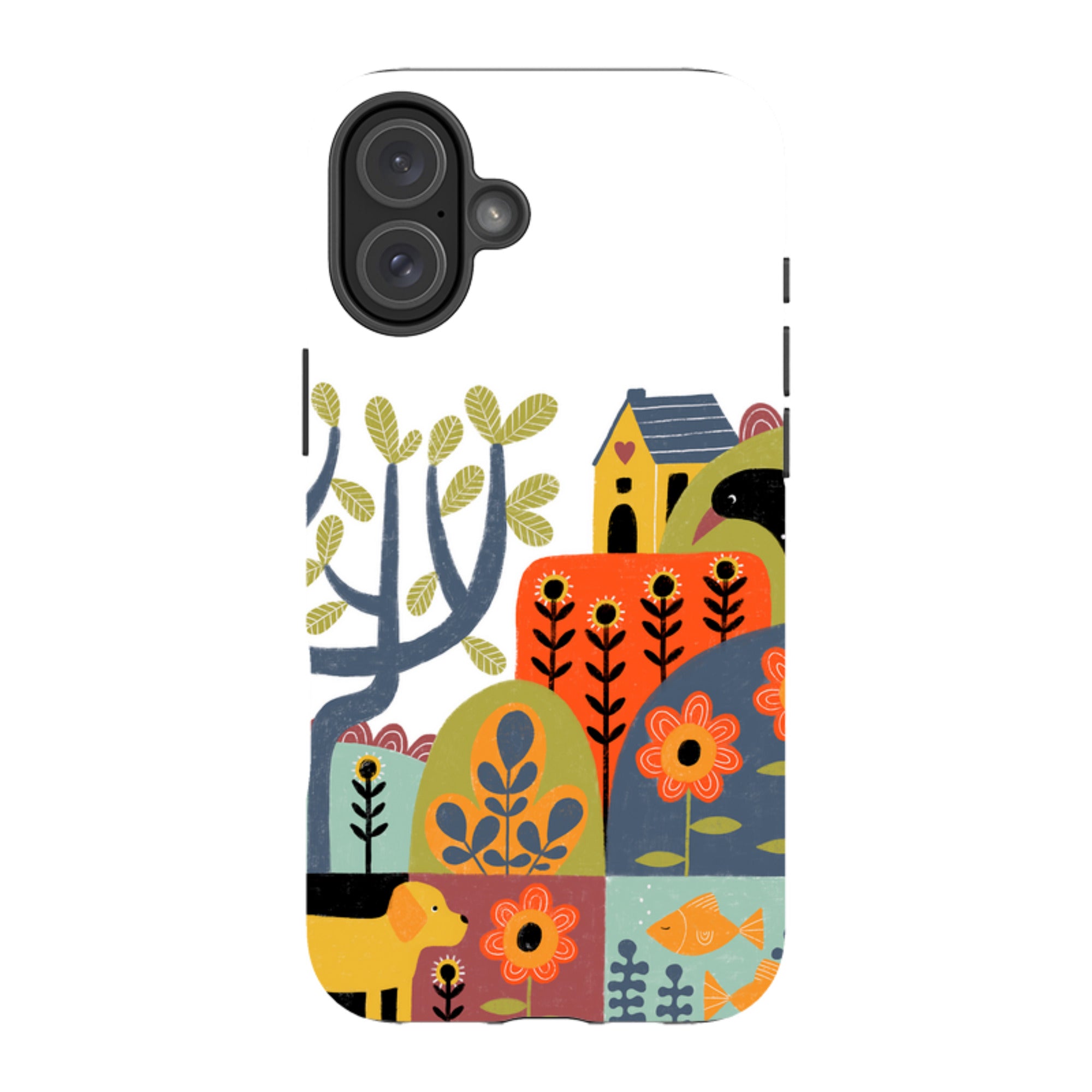 iPhone Tough Case - Folkscape By Suzy Taylor