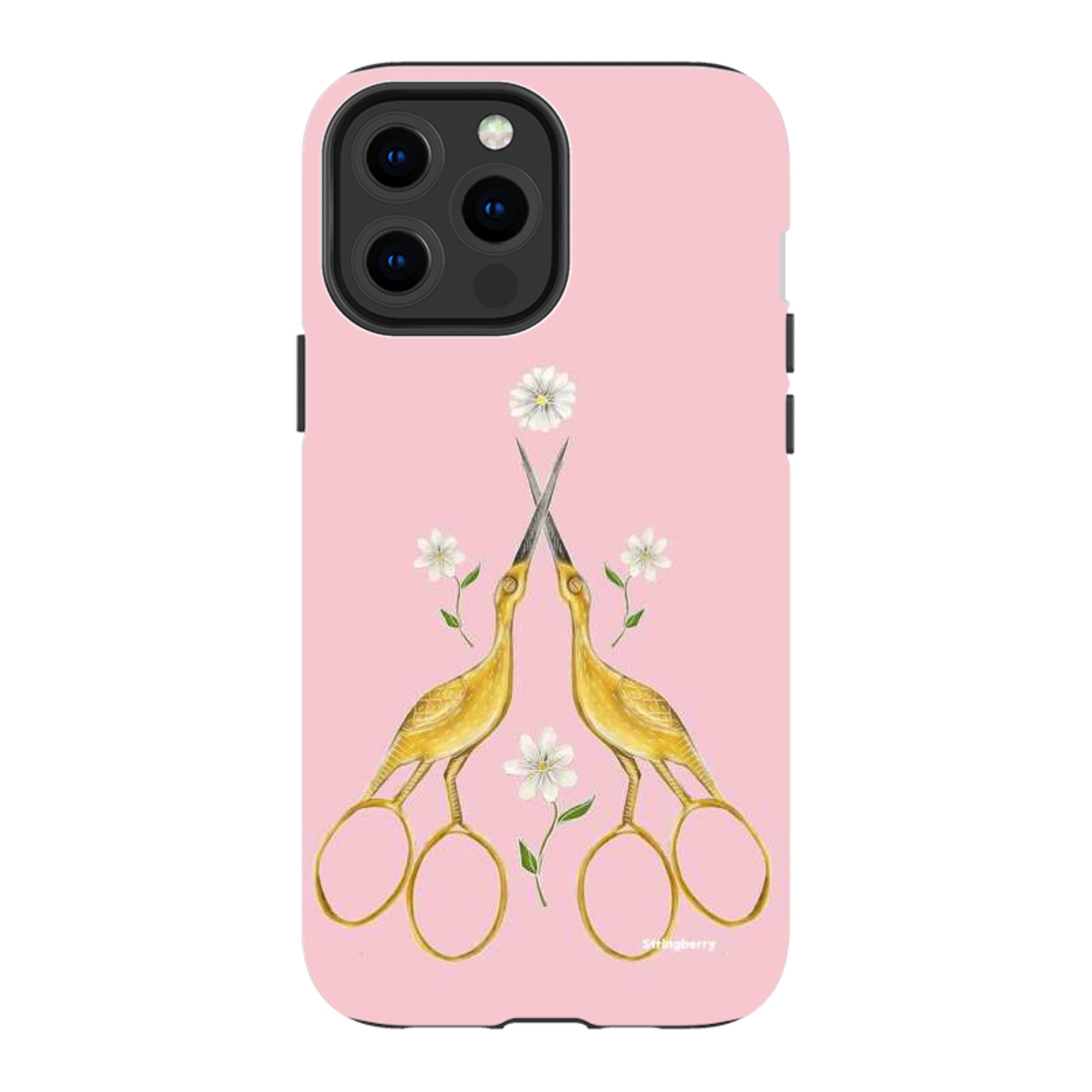 iPhone Tough Case - Heron Scissors By Catherine Rowe