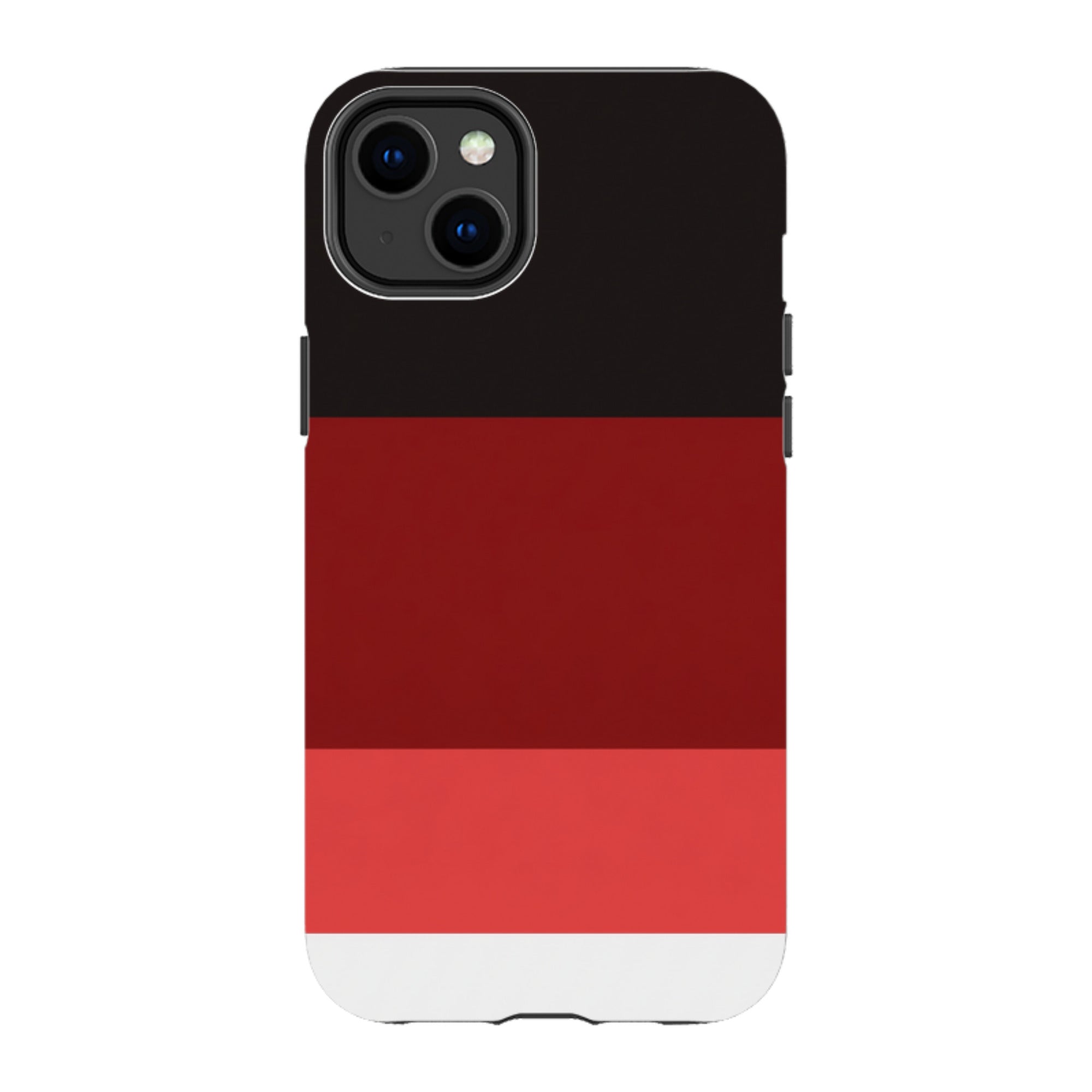 iPhone Tough Case - Crimson and Black Gradient