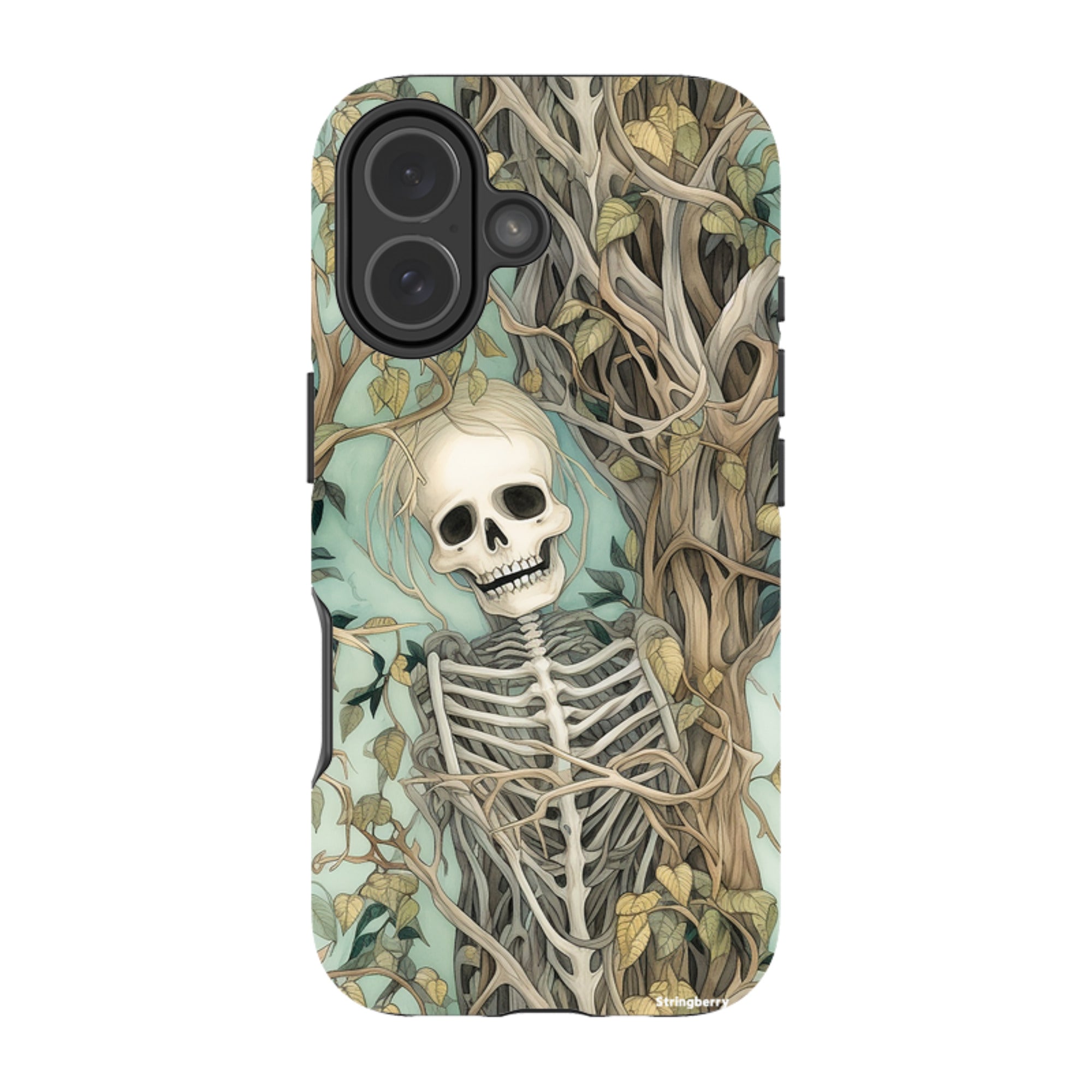 iPhone Tough Case - Skeletal Floral