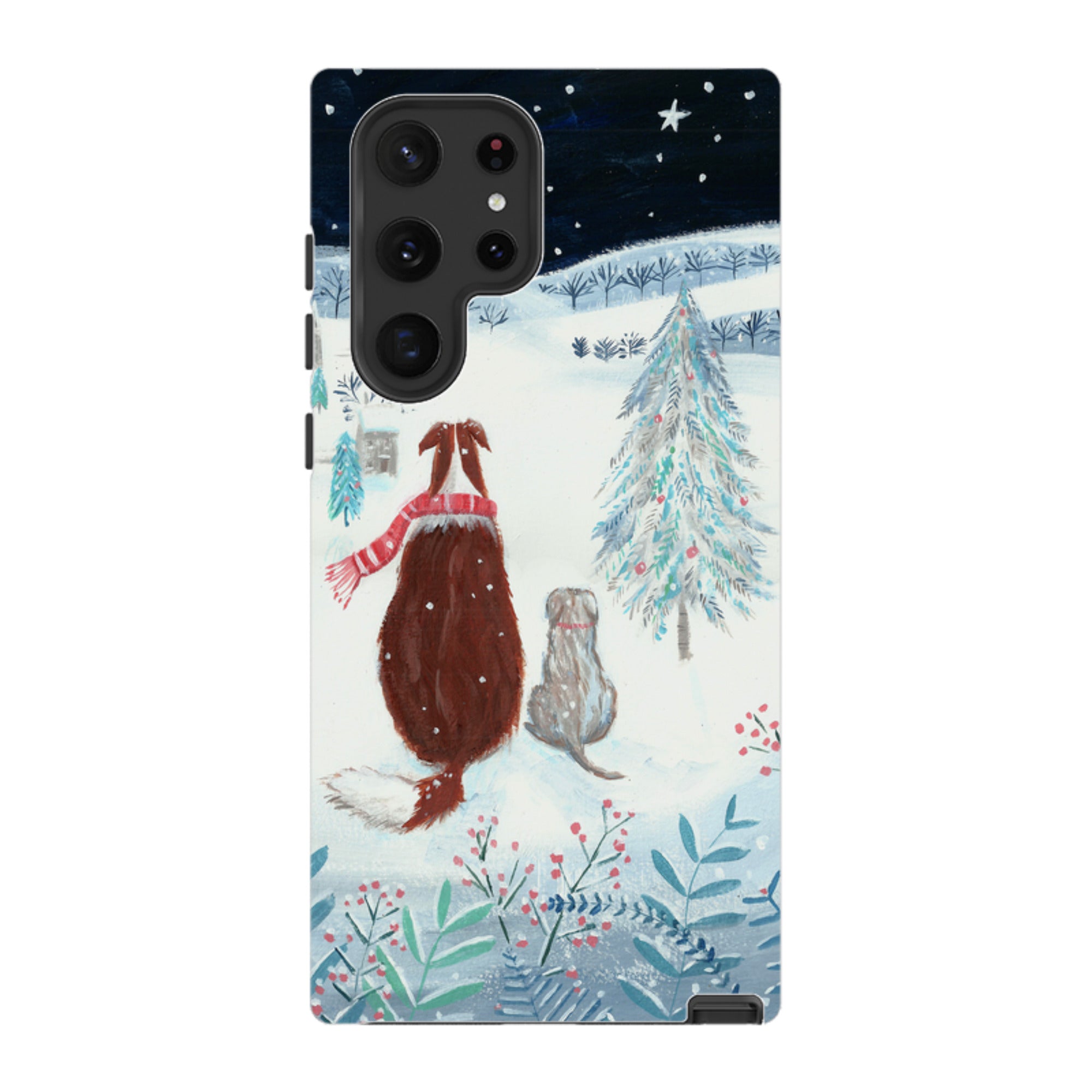 Samsung Tough Case - Snow Dogs By Mary Stubberfield