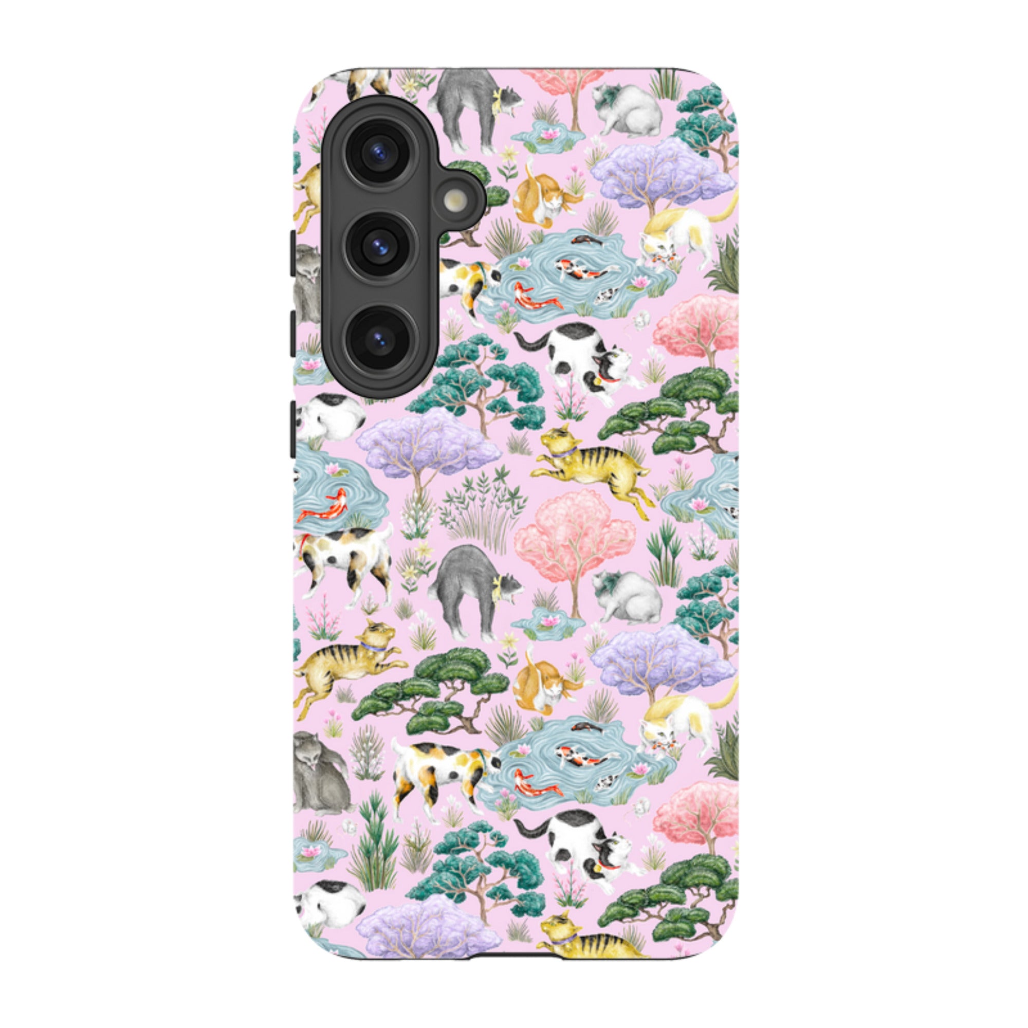 Samsung Tough  Case - Cat Garden By Catherine Rowe