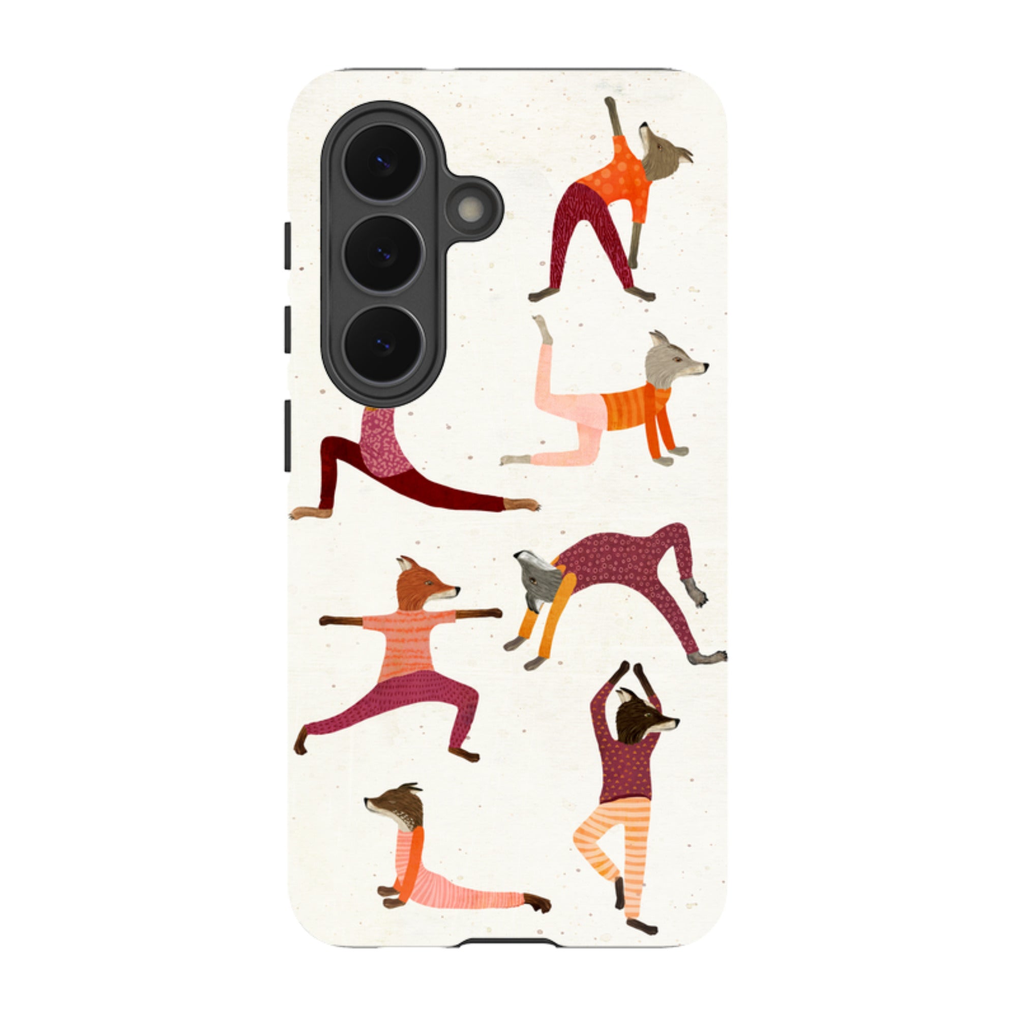 Samsung Tough Case - Fox Yoga By Katherine Quinn