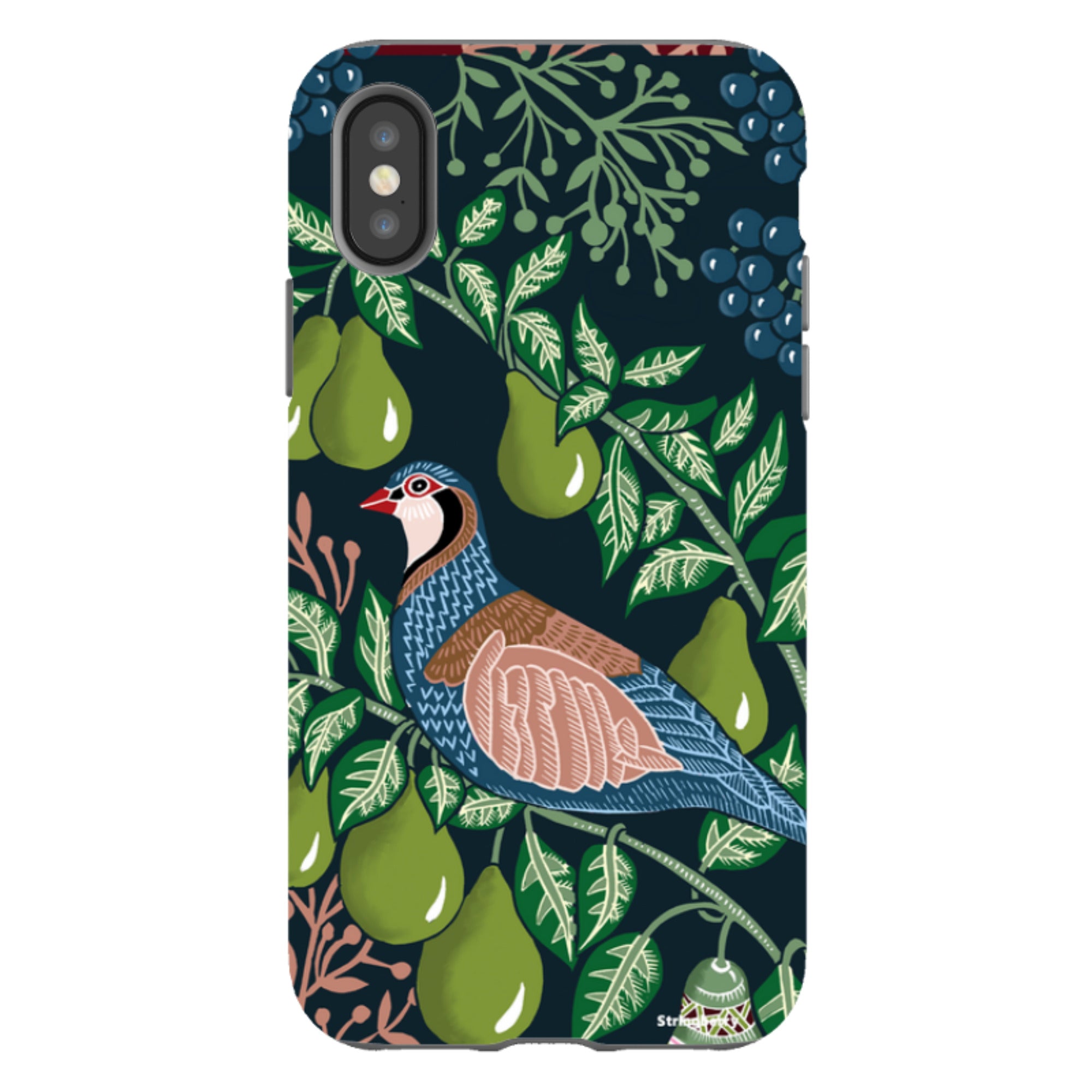 iPhone Tough Case - Partridge In Pear Tree By Kate Heiss
