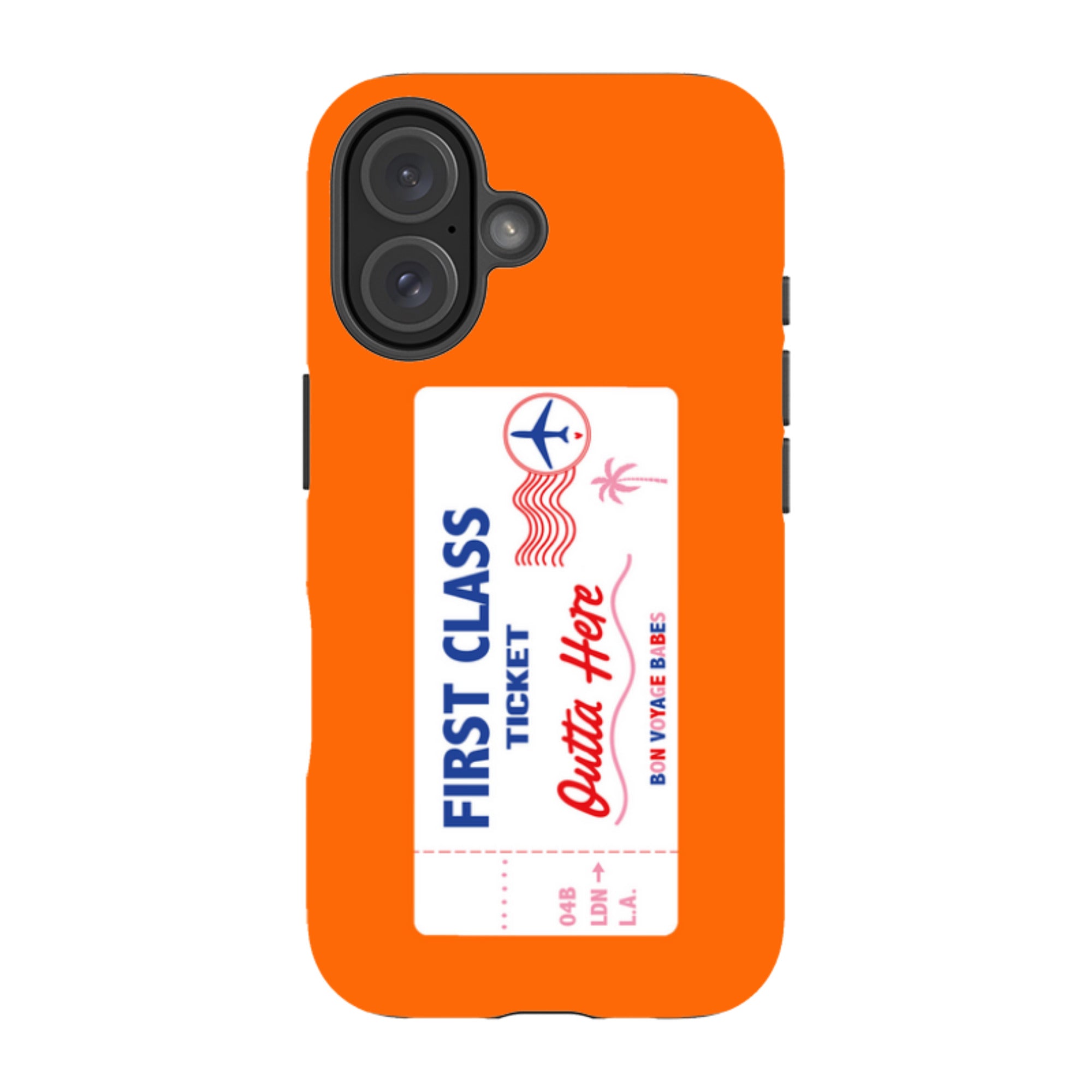iPhone Tough Case - First Class Orange