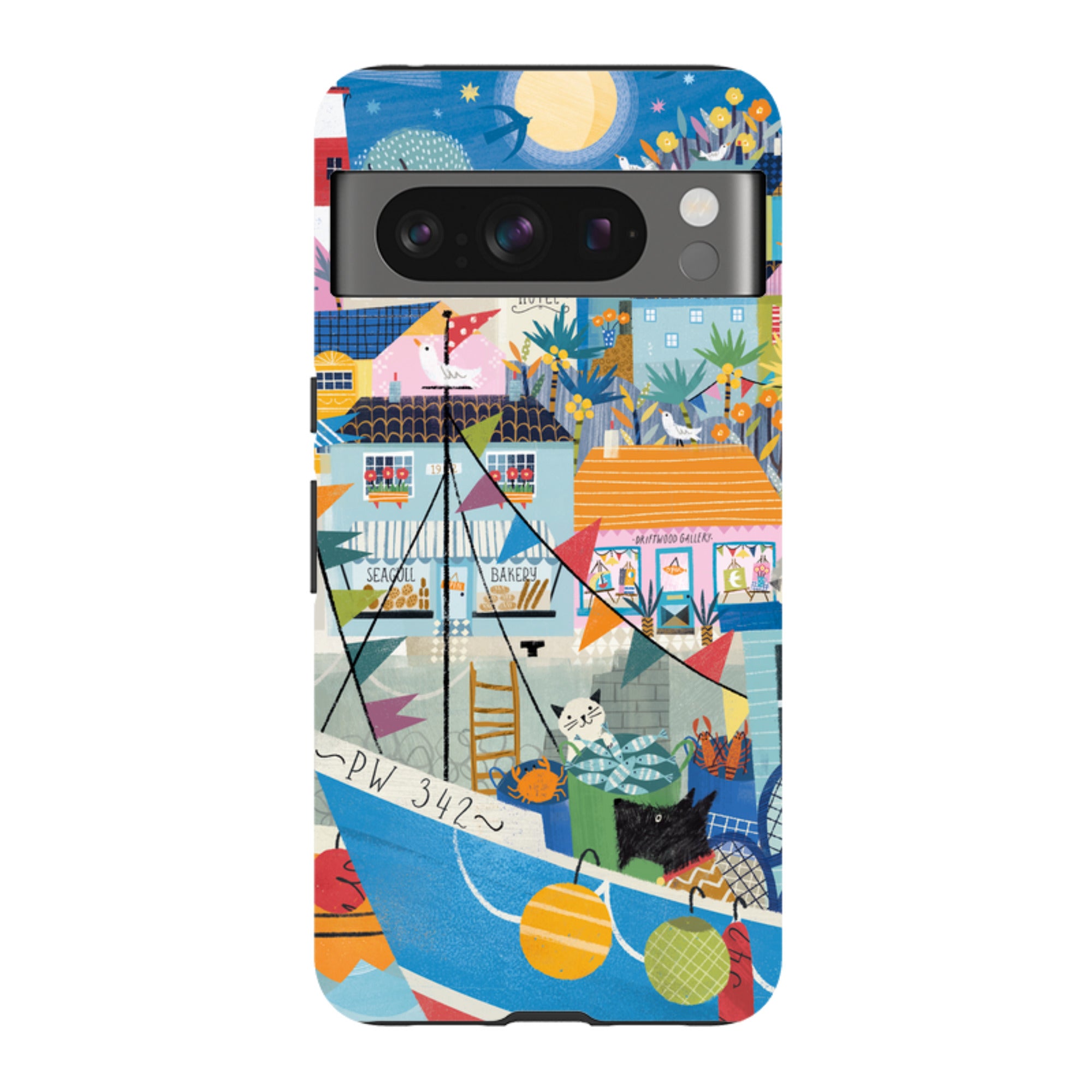 Google Tough Case - Night Harbour 2 By Ali Brookes
